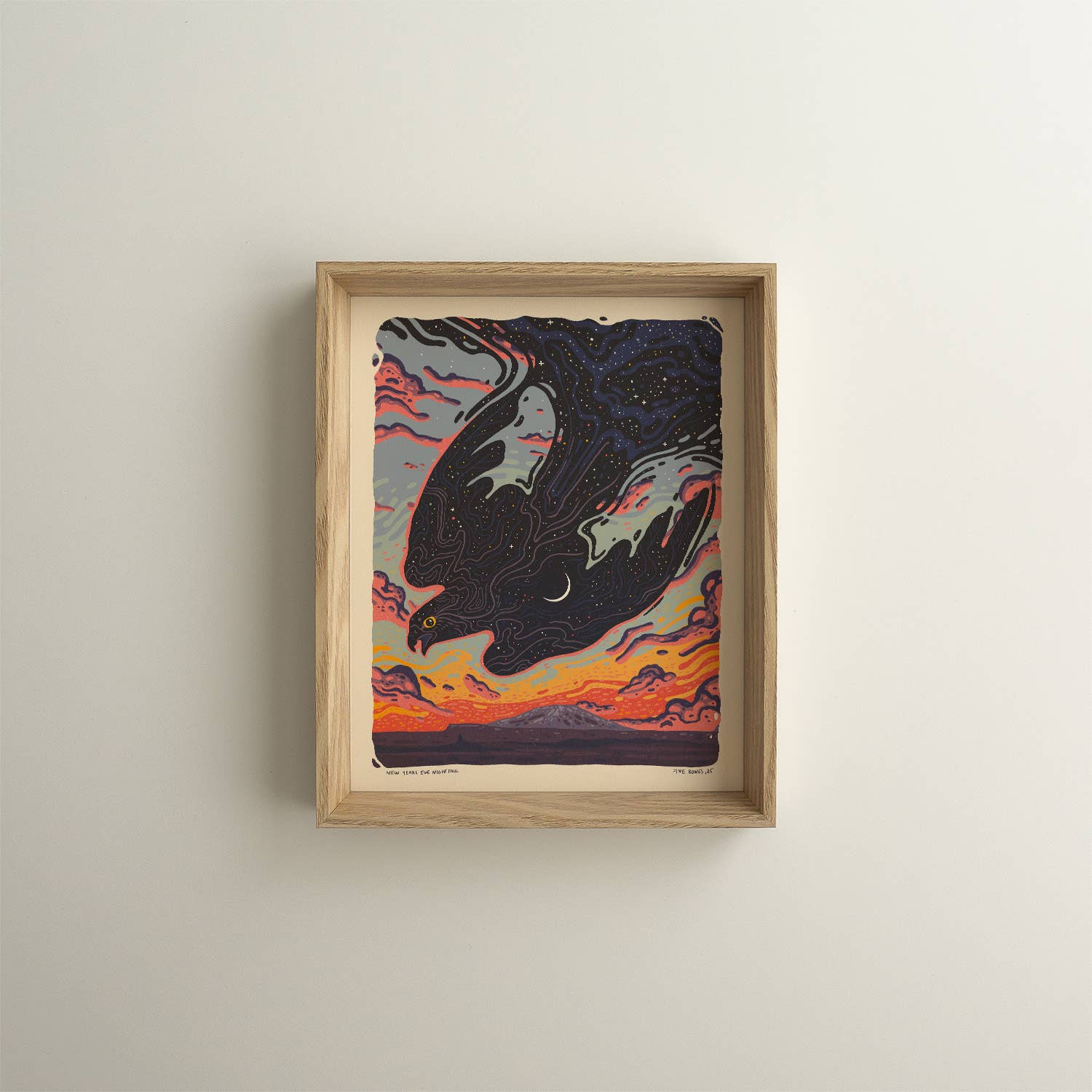 Nightfall  - 11×14 Nature Wilderness Art Print 