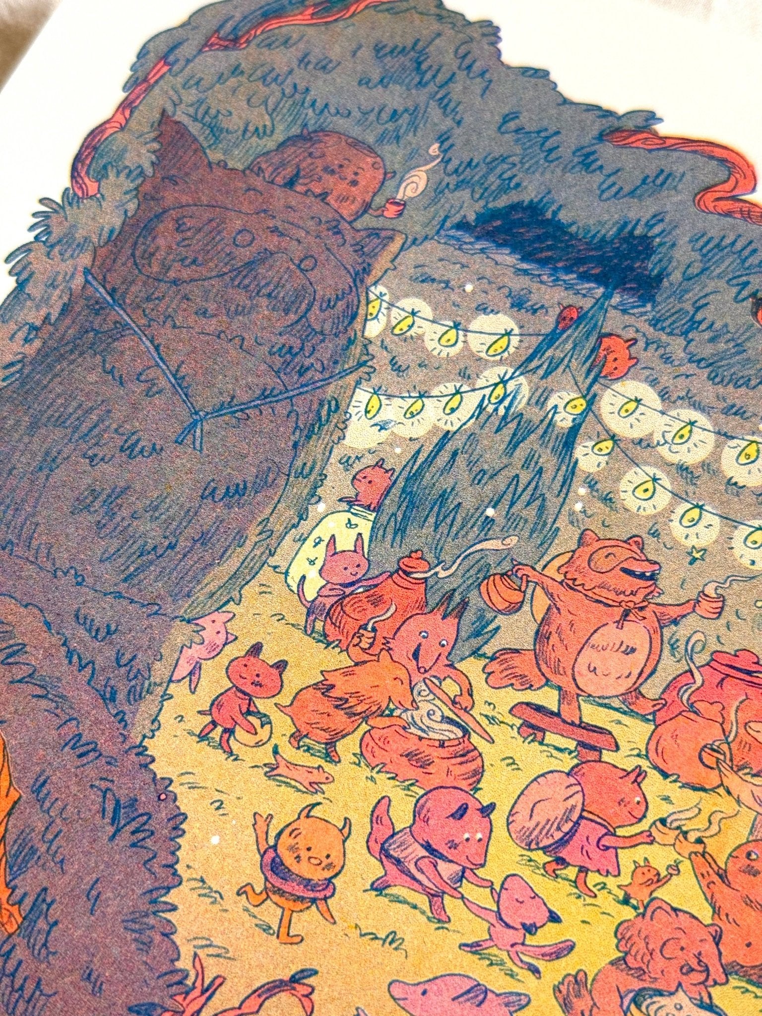 Natalie Andrewson - Maze's End Small Riso Print - VISUAL INDEX