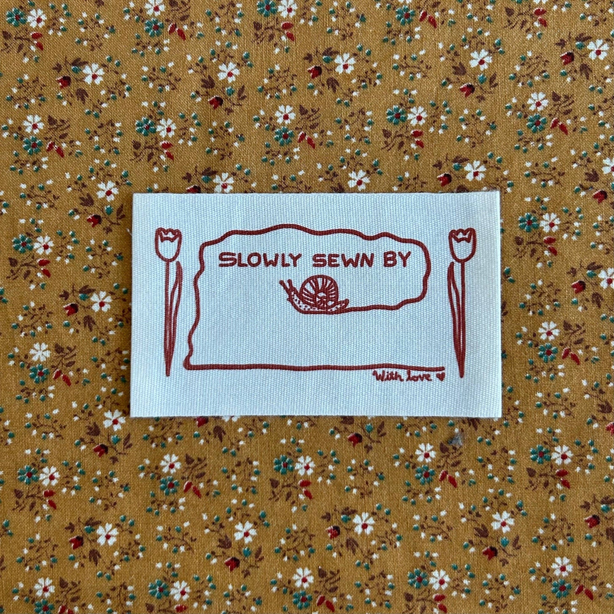 Sewn Slow Quilt Labels