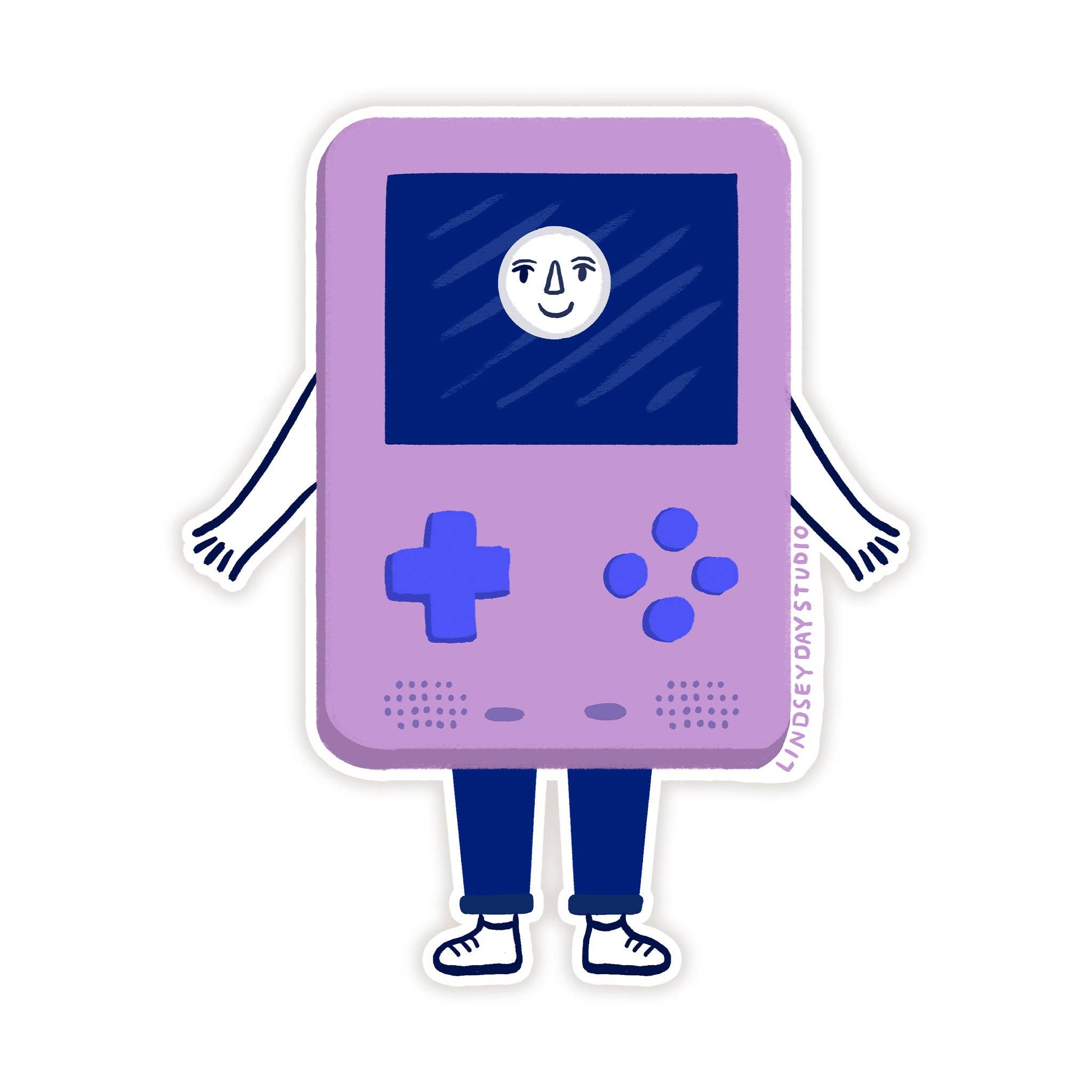Video Game Friend Sticker, Cute Kawaii Gaming Sticker
