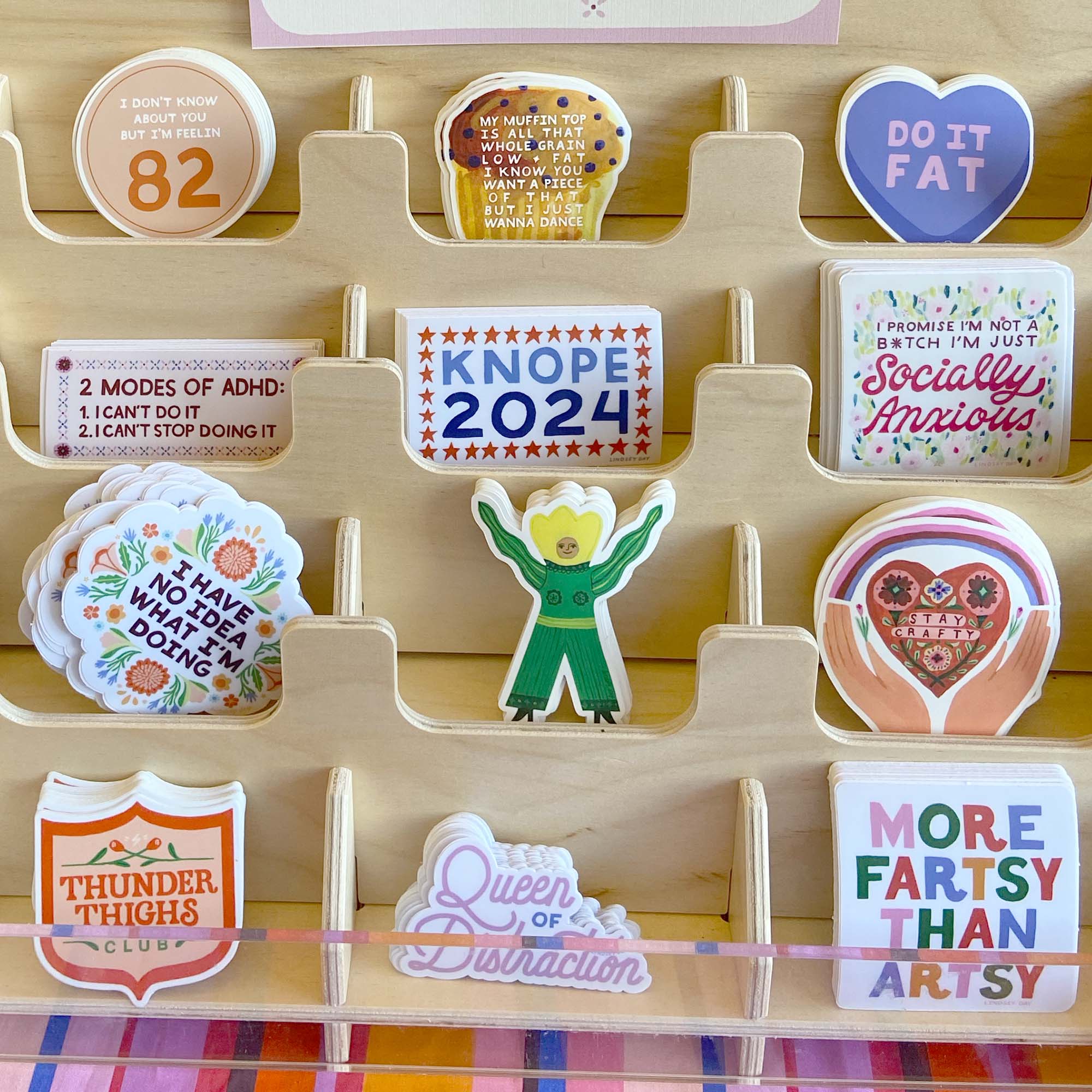 Socially Anxious Sticker, Funny Sticker, Anxiety Sticker