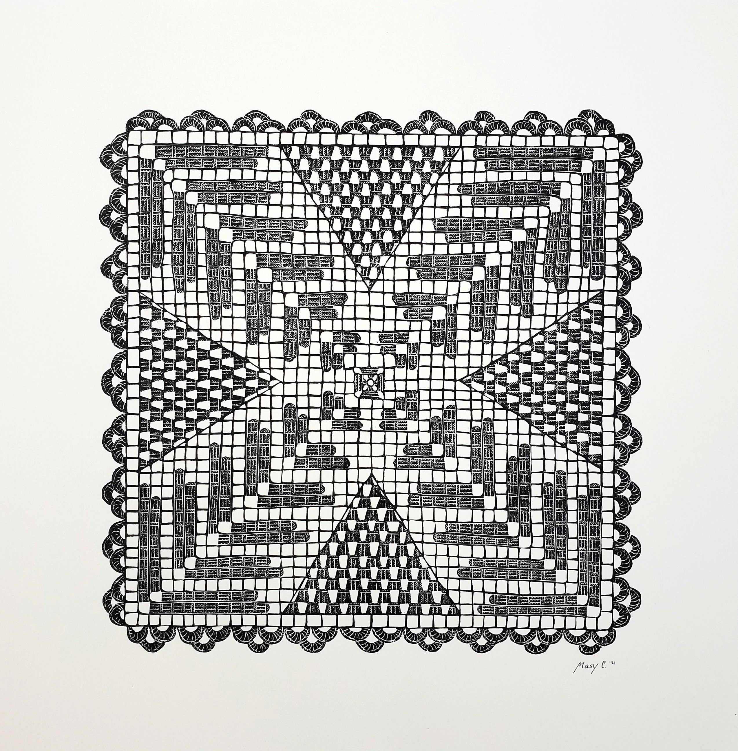Square Crochet- Print