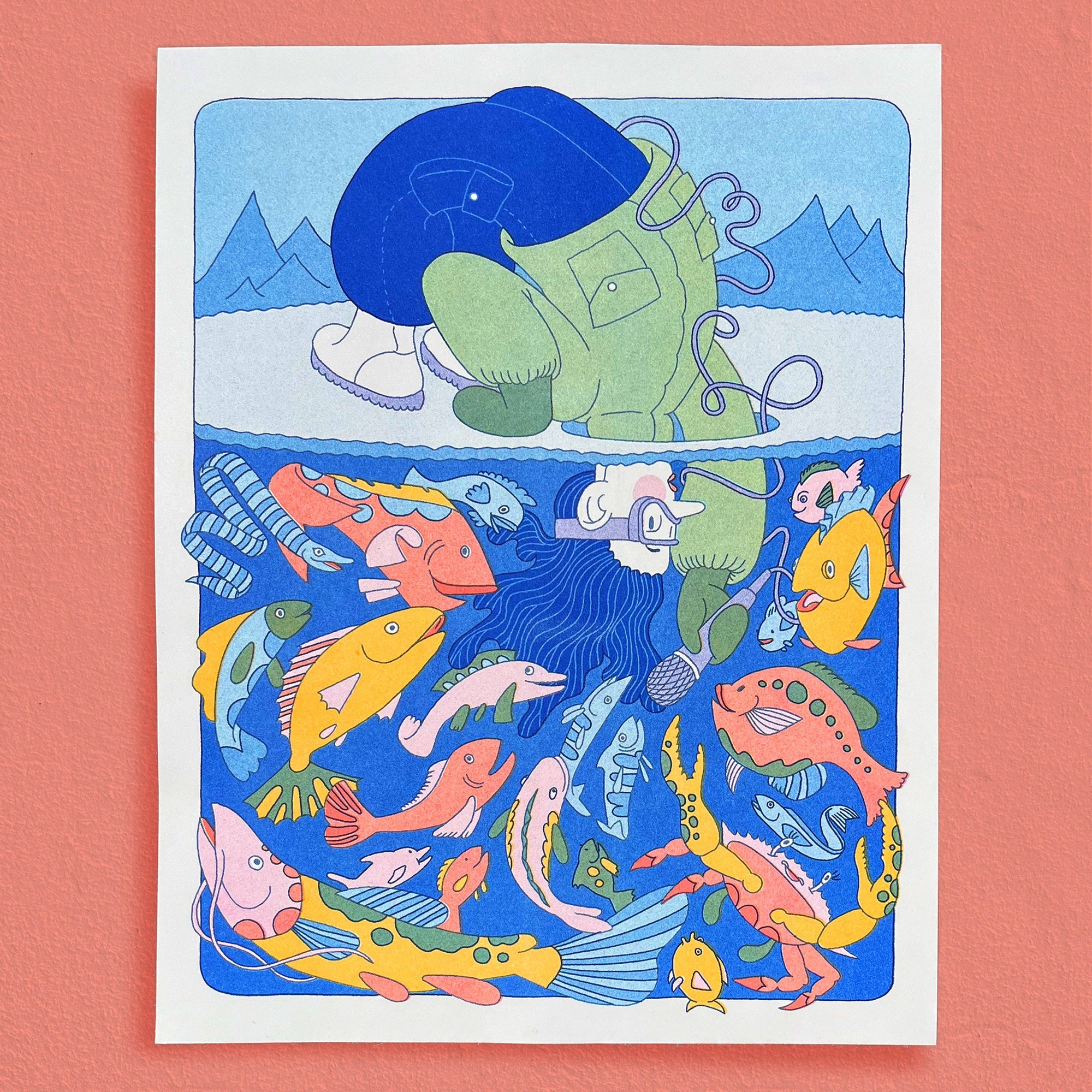Riso Print: Animal Sounds