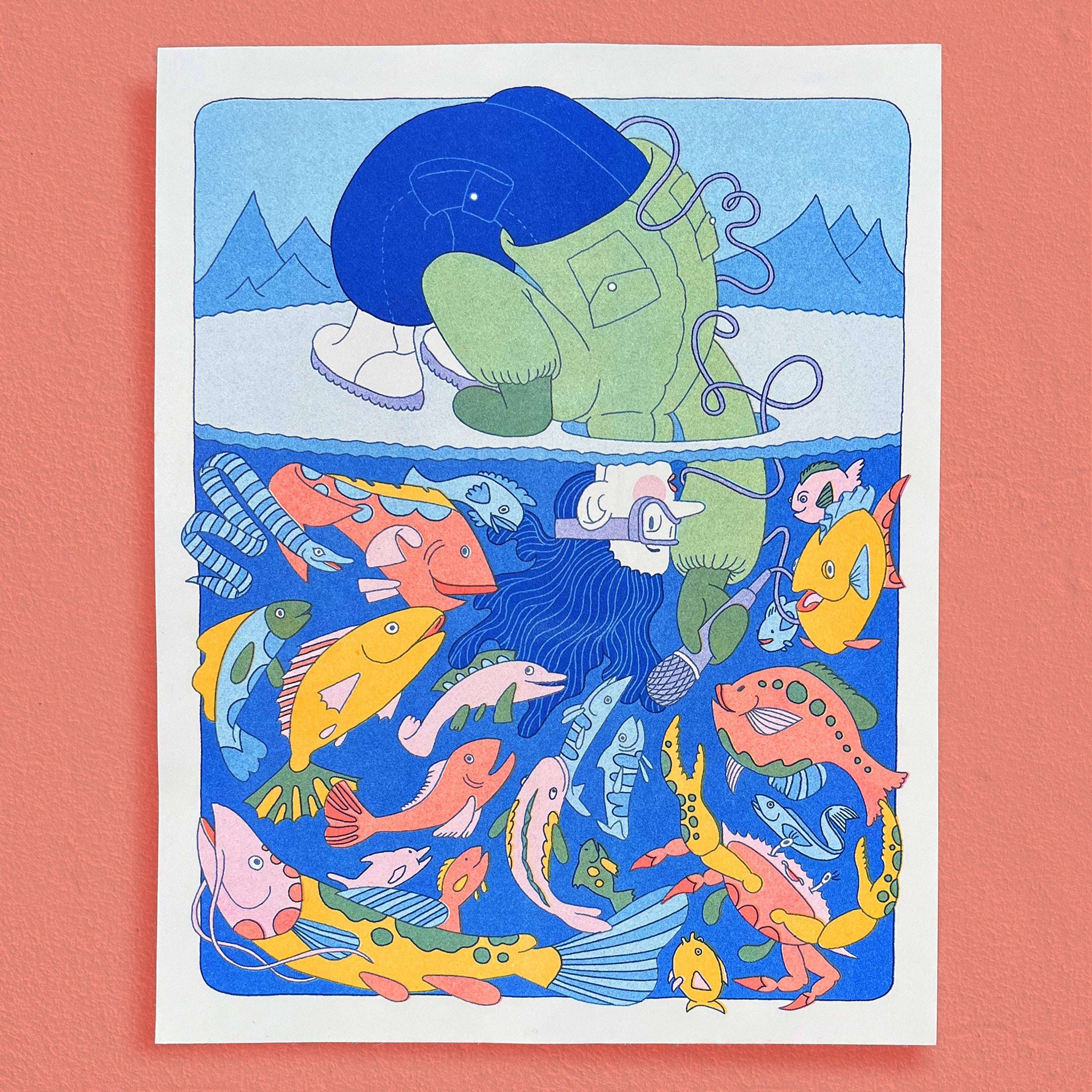 Riso Print: Animal Sounds
