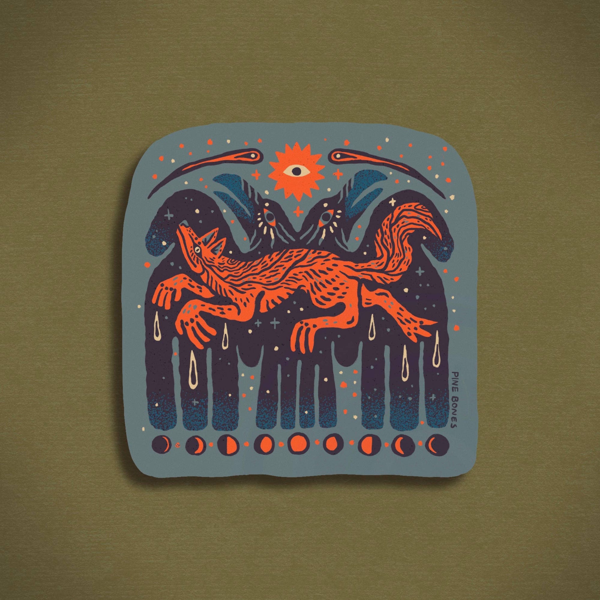 Night Raven and Coyote - Durable & Weatherproof   