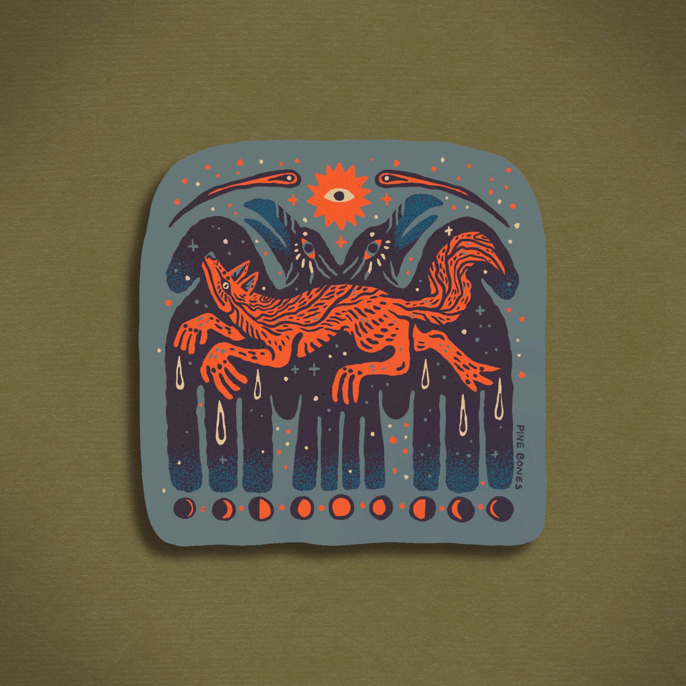Night Raven and Coyote - Durable & Weatherproof   