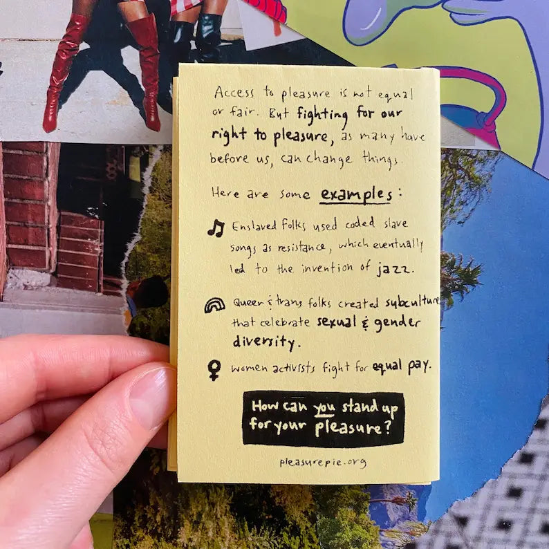 What is Pleasure Injustice? zine | Sex-positive intersectional feminist sex ed queer zine