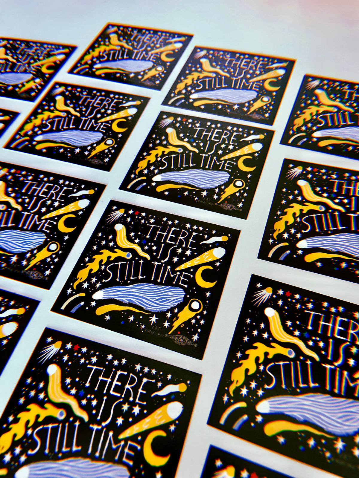 There is Still Time hopeful vinyl sticker