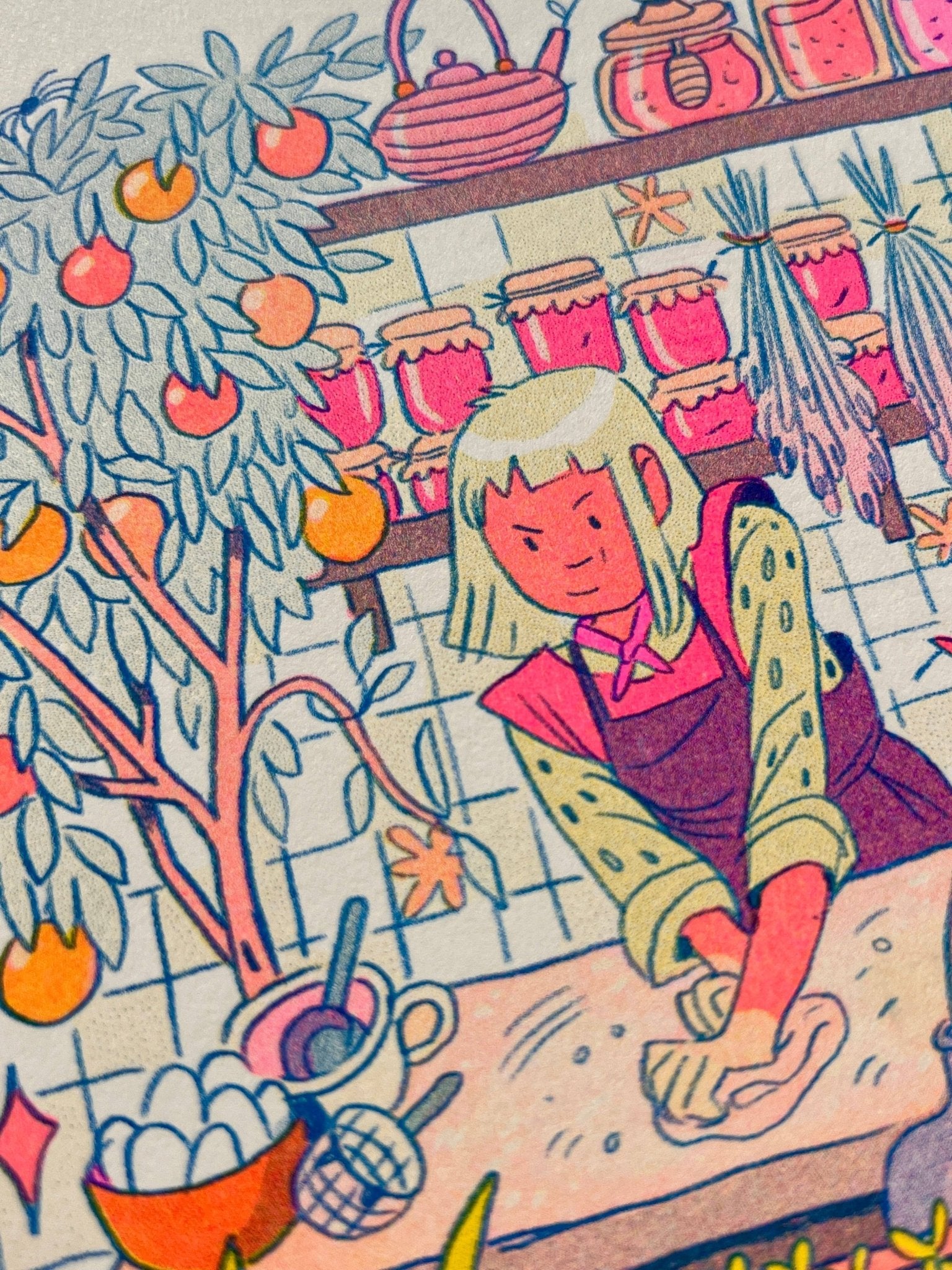 Natalie Andrewson - The Baker: The Fire That Burns Within - Riso Print - VISUAL INDEX