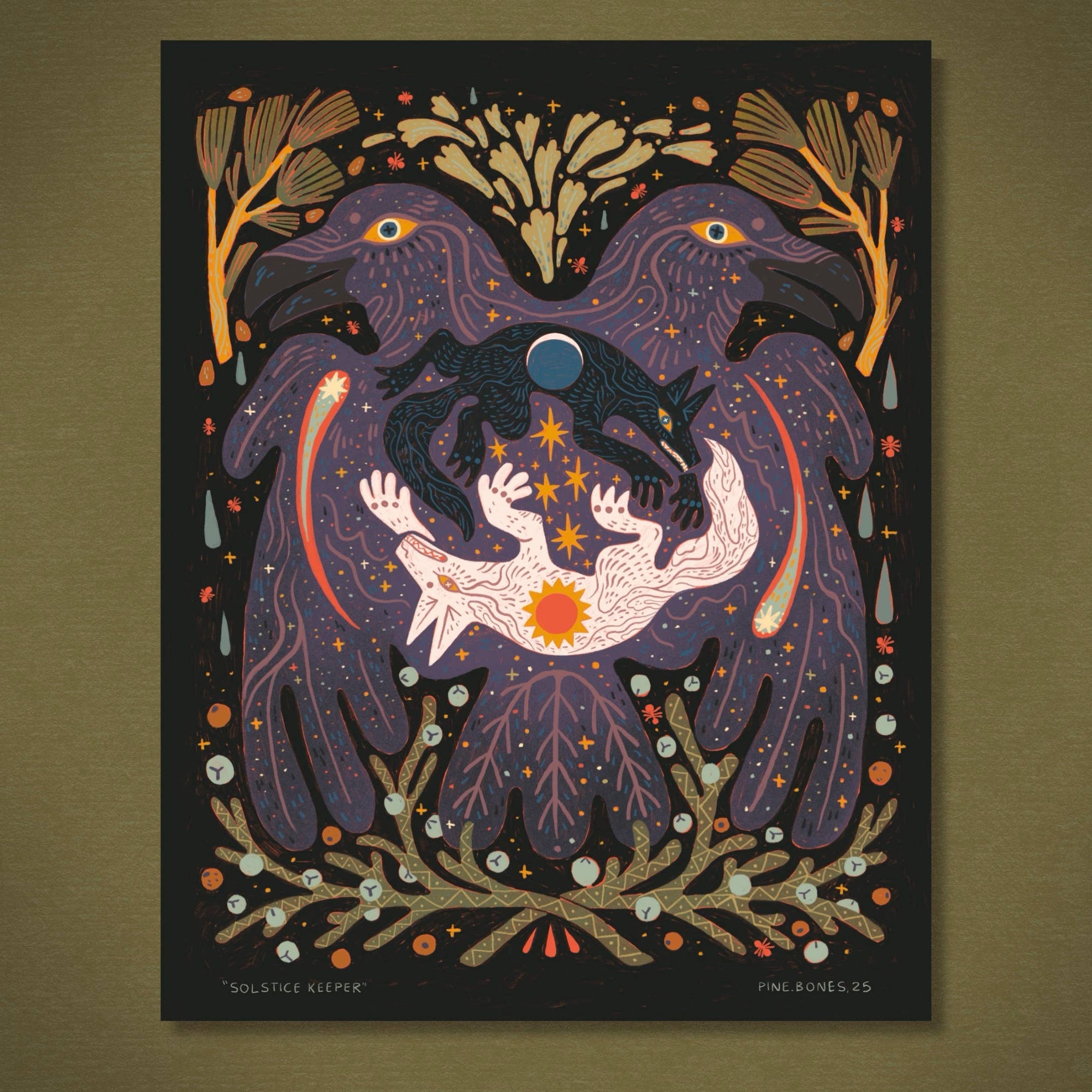 Solstice Keeper - 8x10 Nature Wilderness Art Print 