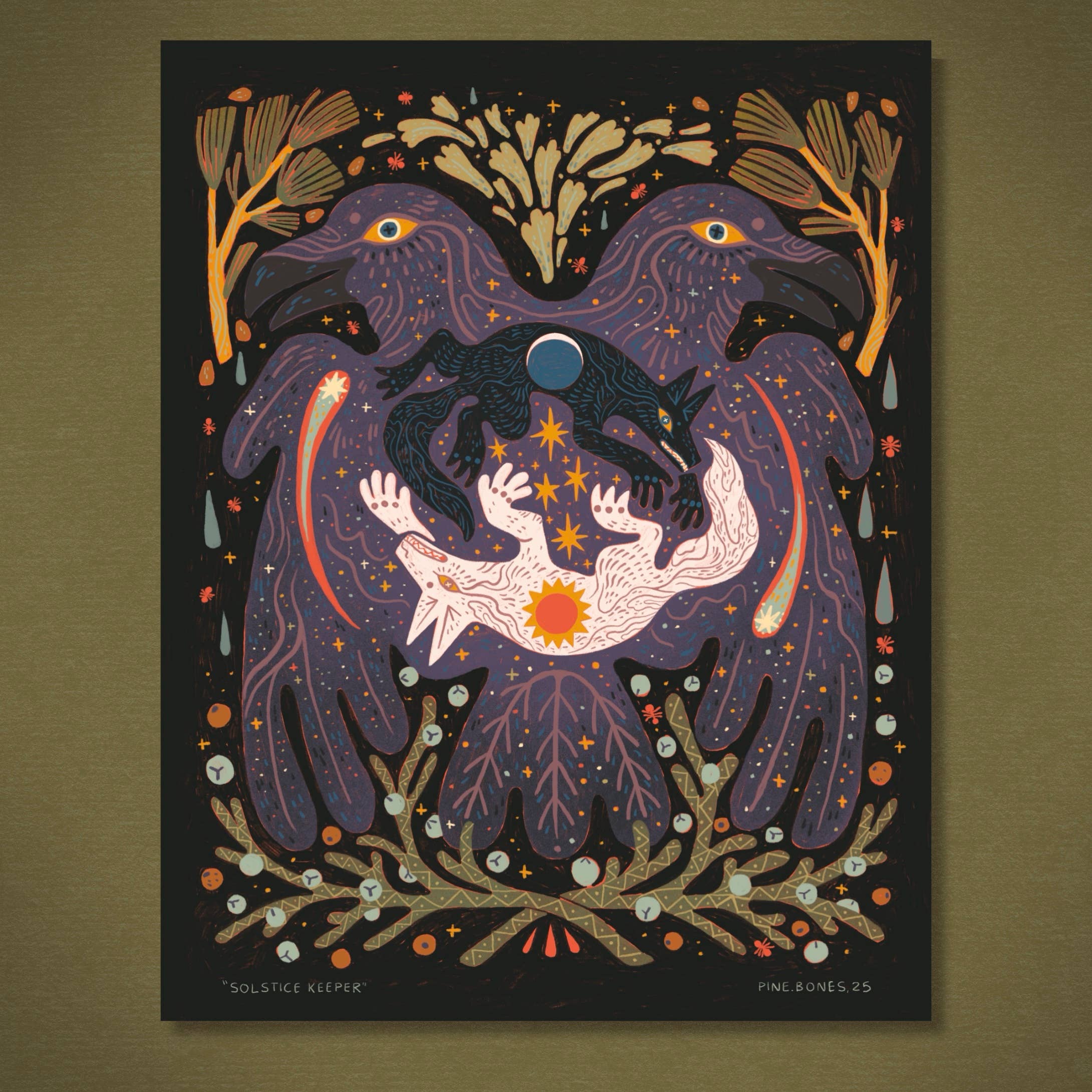 Solstice Keeper - 8x10 Nature Wilderness Art Print 
