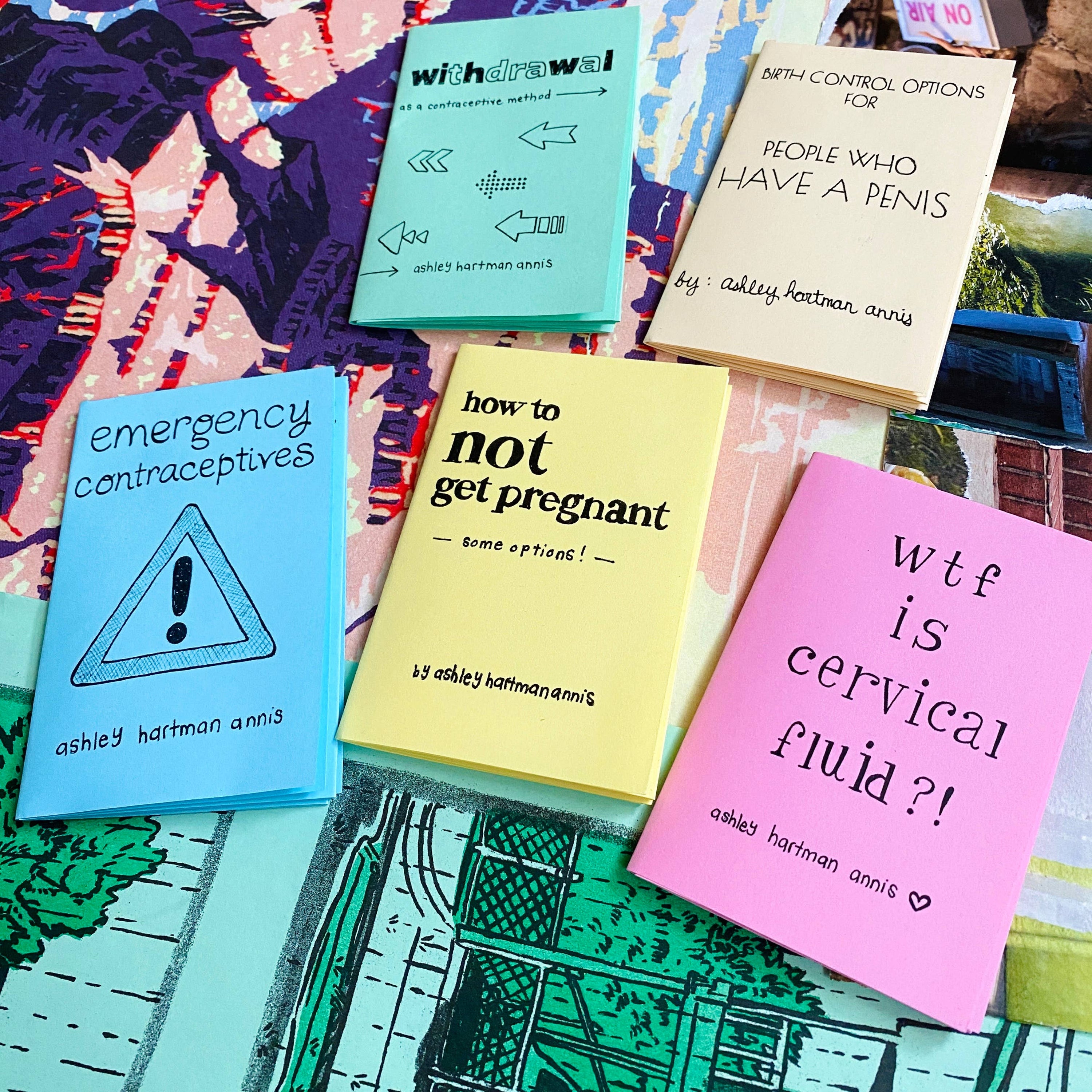 Birth Control Zine Bundle | Gender affirming sex education