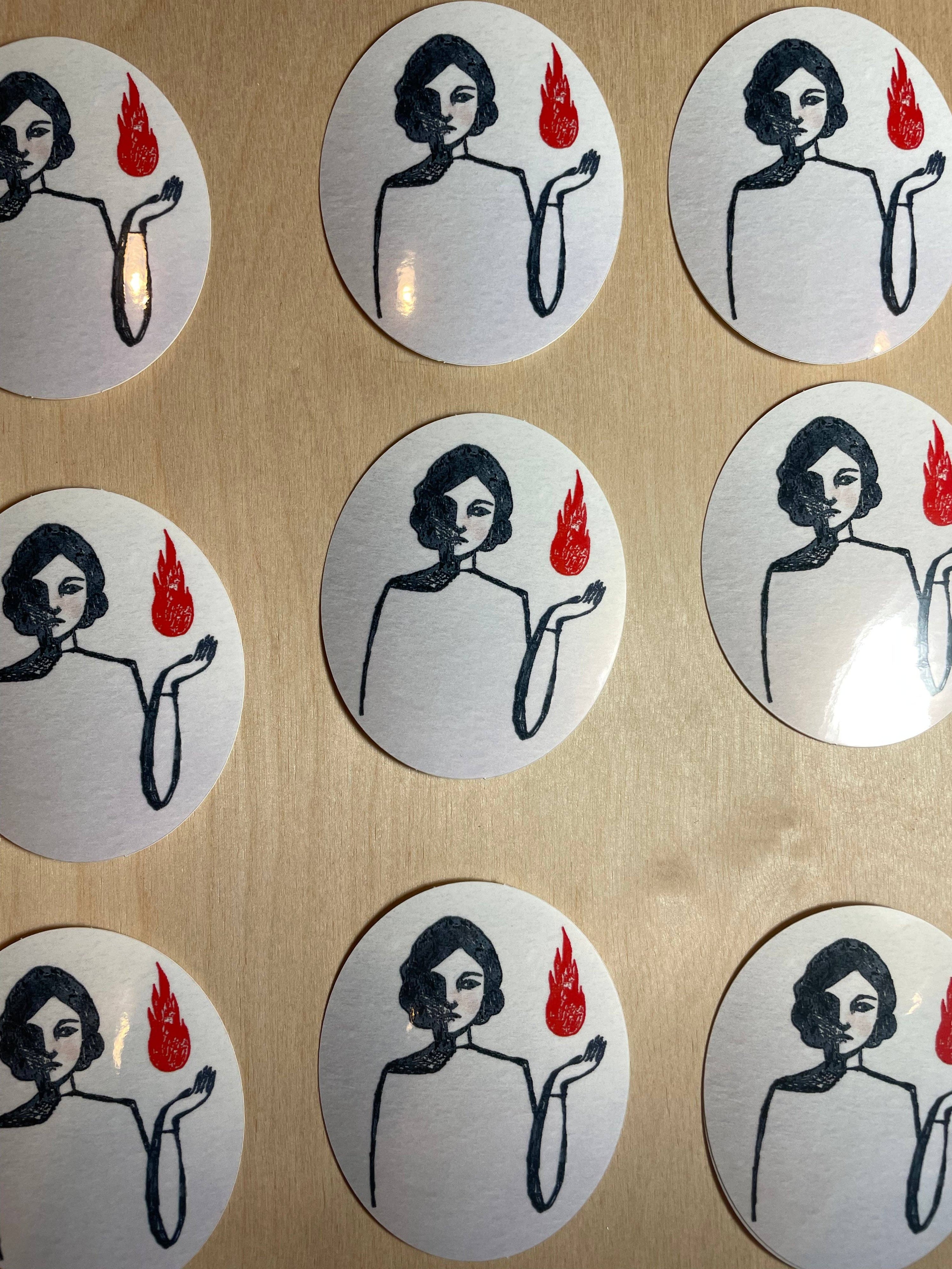 Rage  -   Glossy vinyl sticker