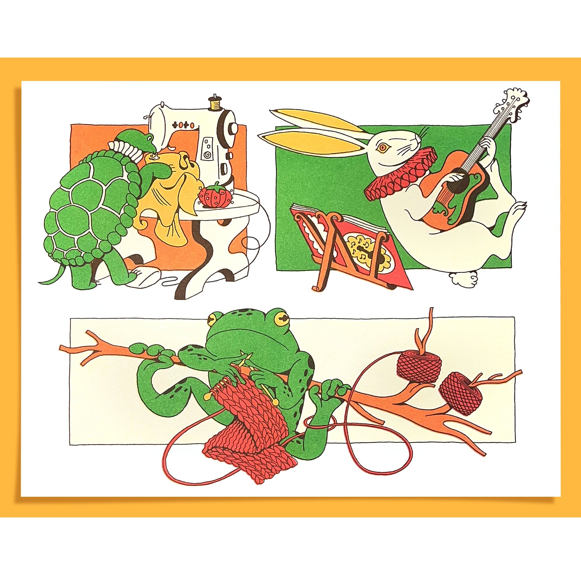 Riso Prints: Creature Hobbies