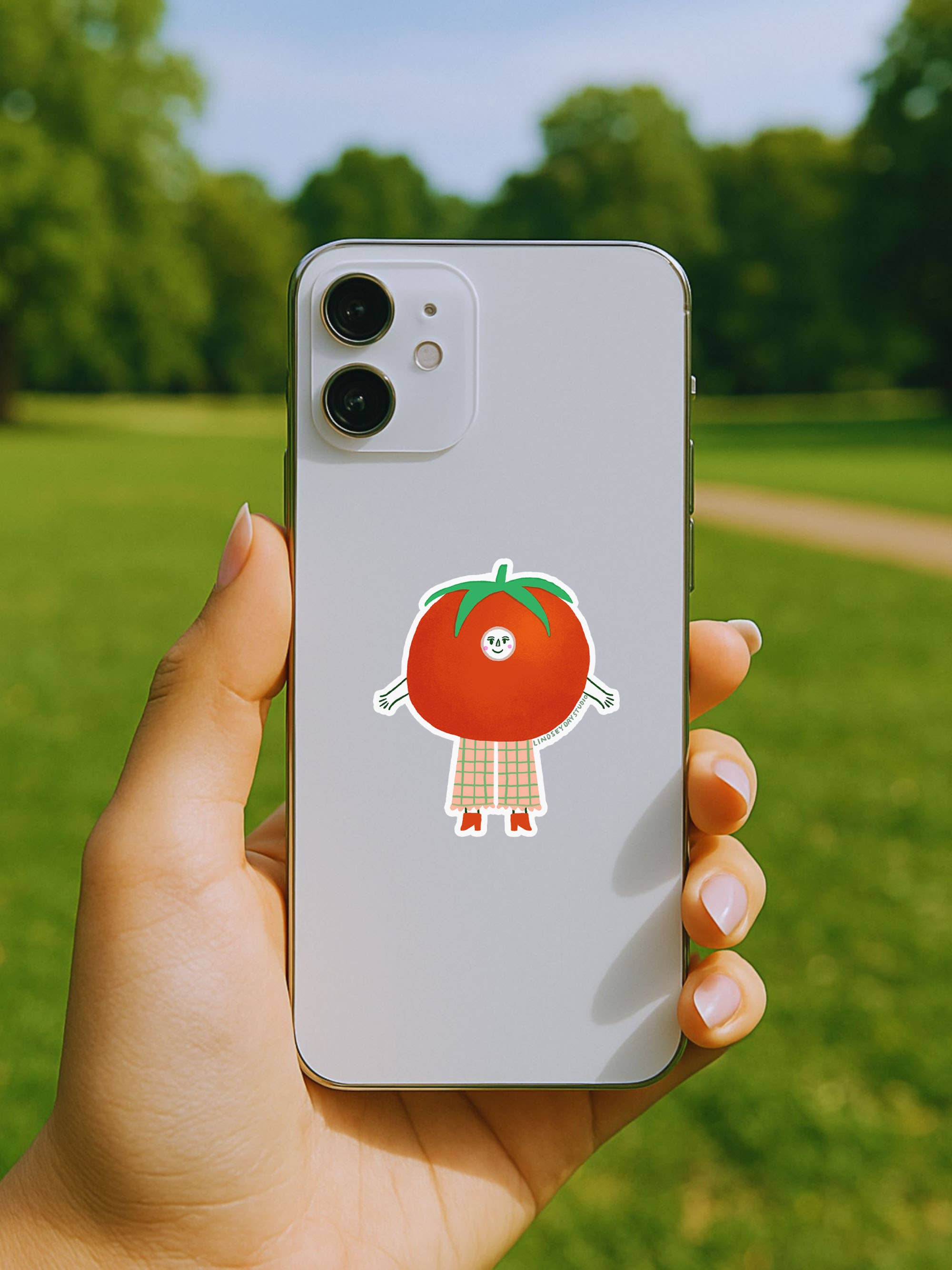 Tammy Tomato Sticker, Funny Sticker, Food Sticker