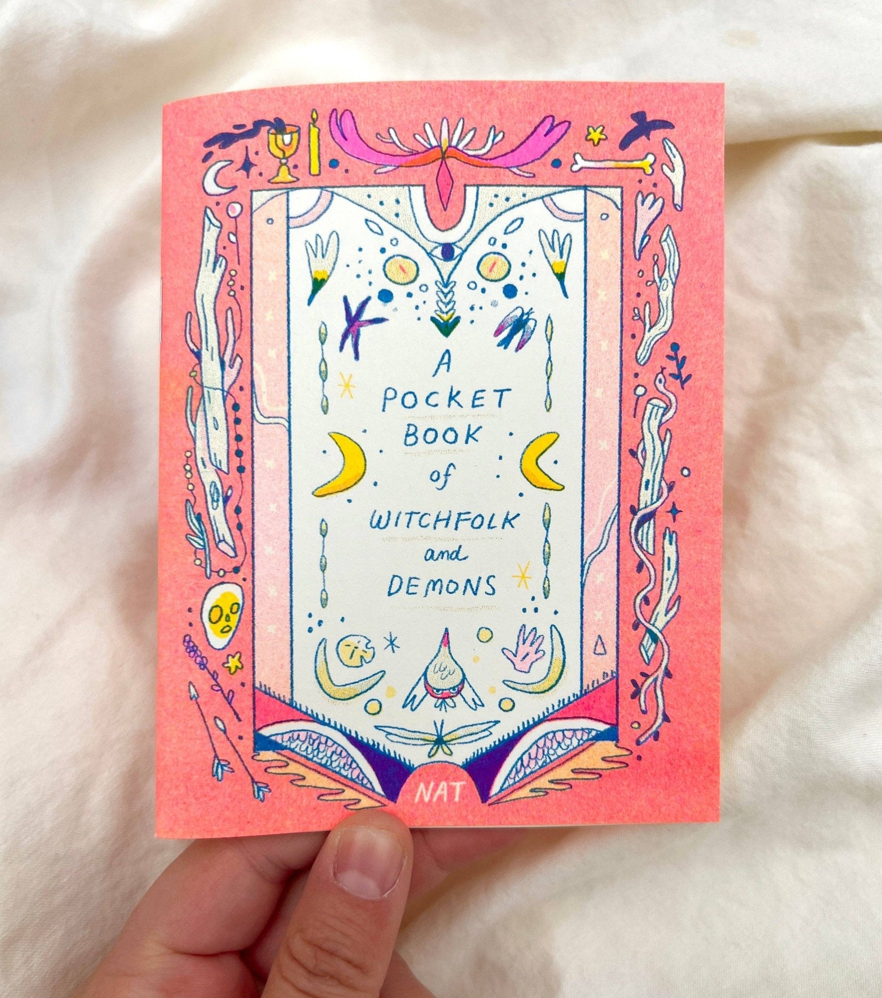 Natalie Andrewson - A Pocket Book of Witchfolk and Demons Riso Comic - VISUAL INDEX