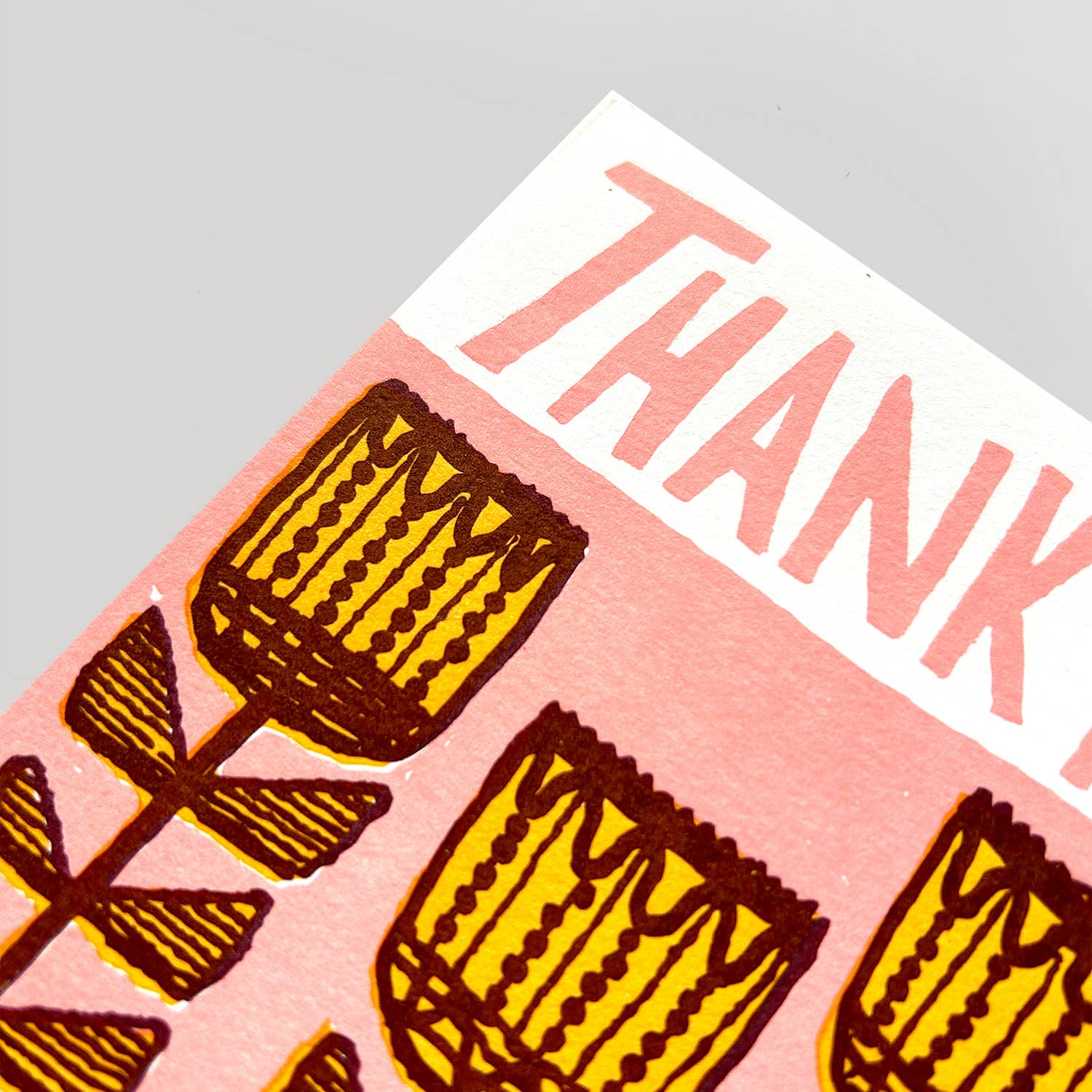 Thank You Folk Flowers Boxed Set: Set of 6 cards