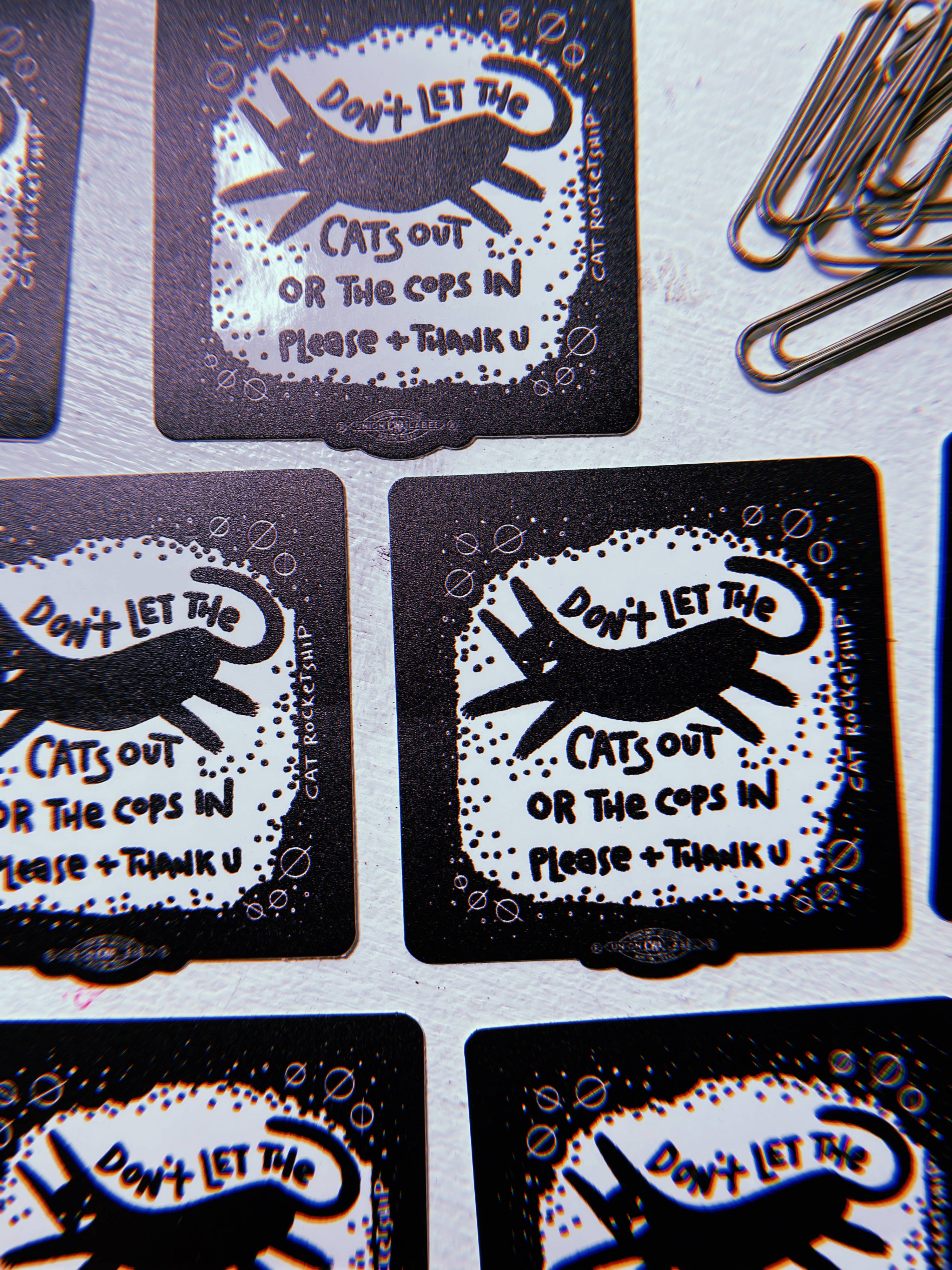 Don't Let the Cats Out sticker