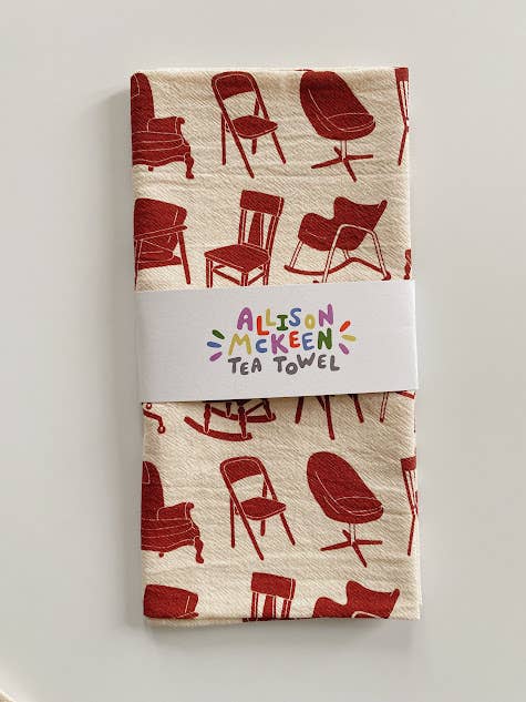 Tea towel - chairs