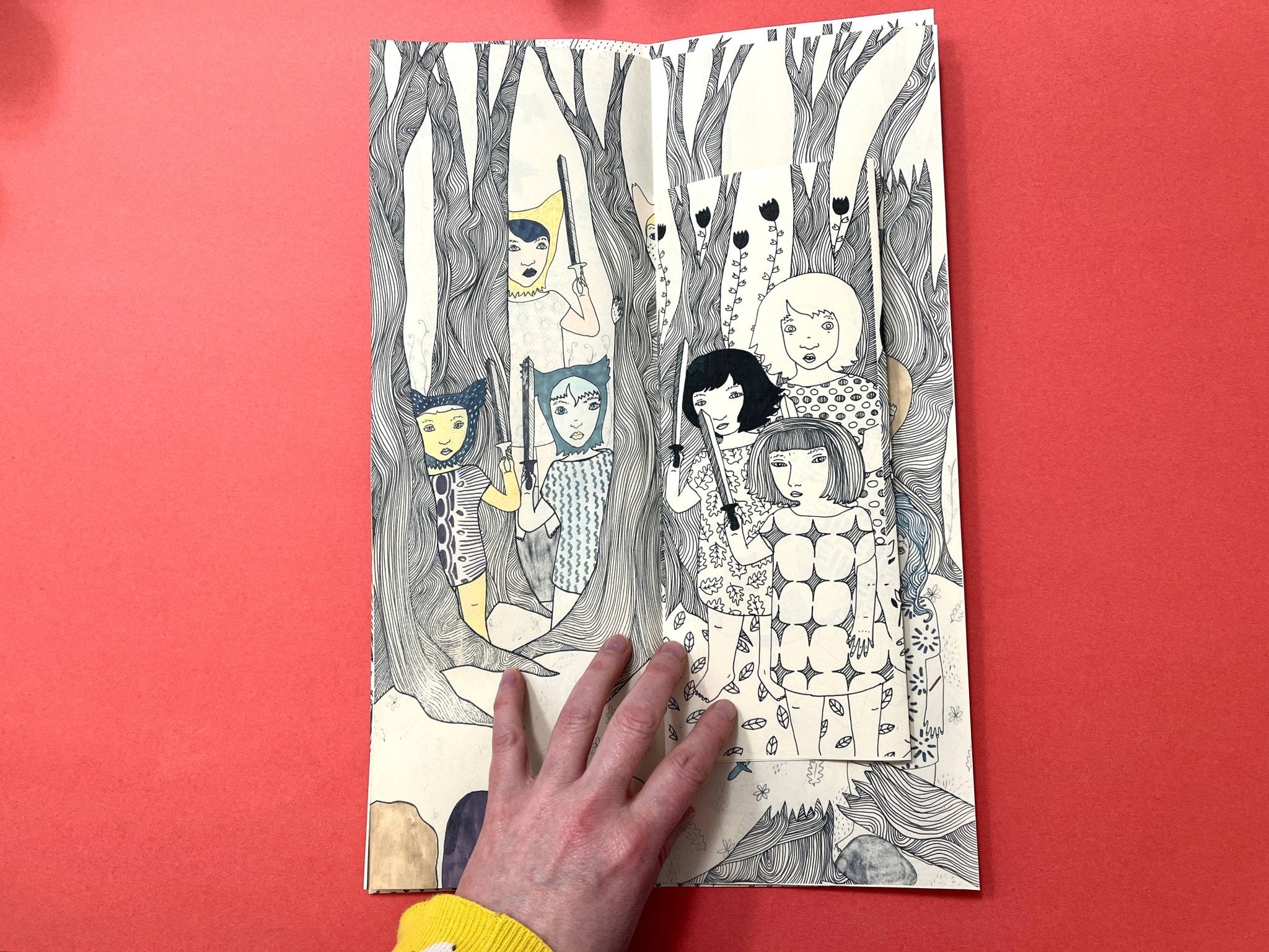 Erika Rier - In the Middle - Art Zine - VISUAL INDEX