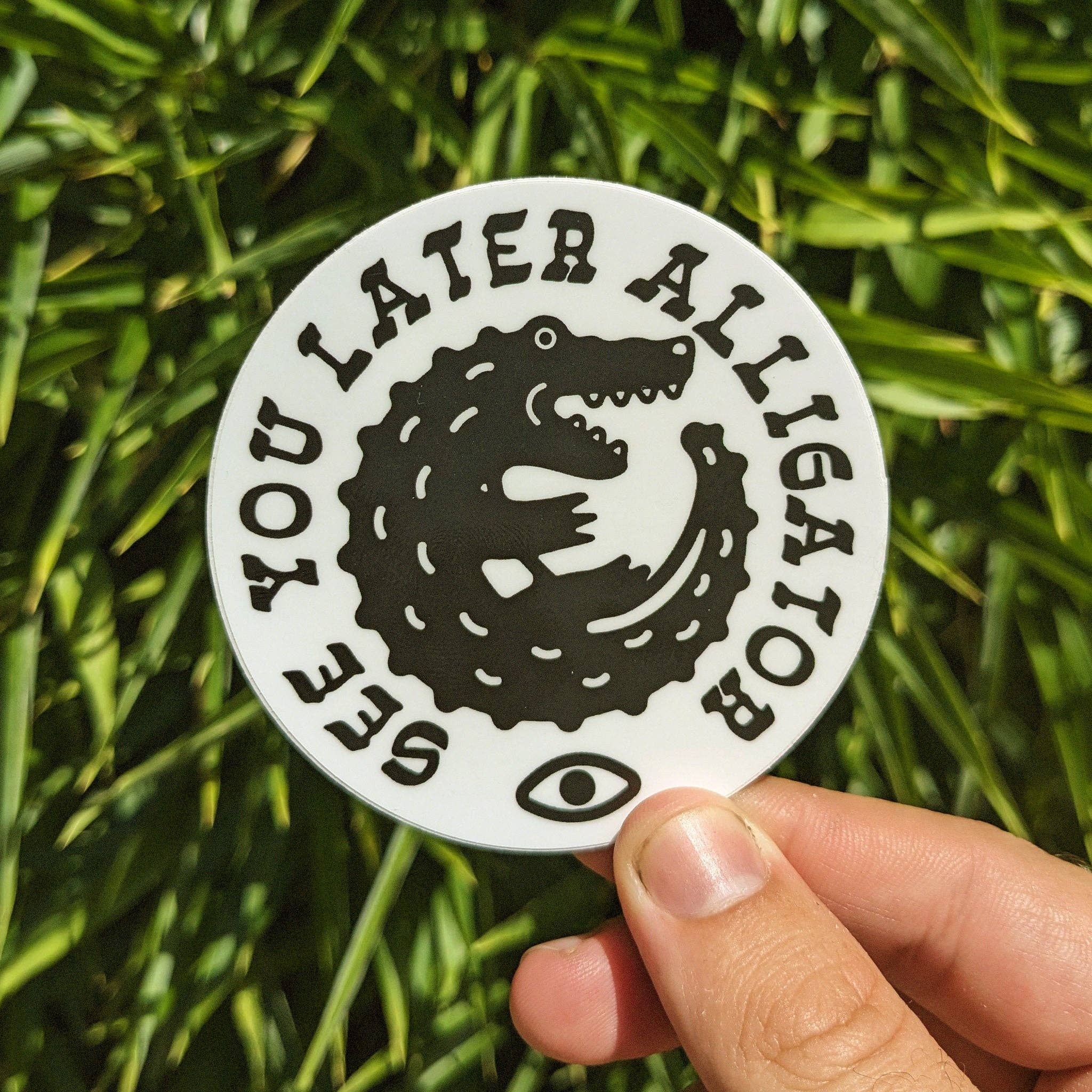 See You Later Sticker: White