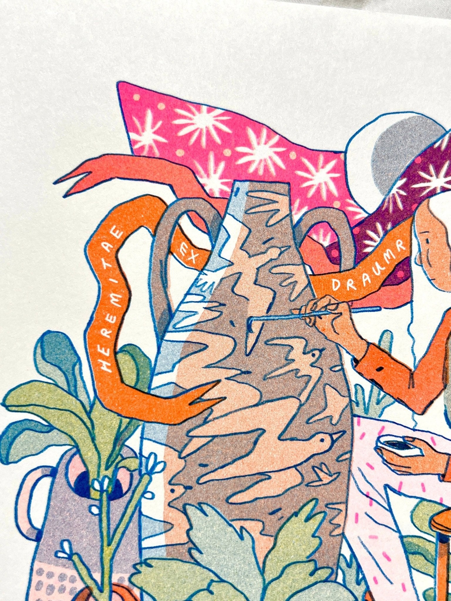 Natalie Andrewson - The Sculptor: Hermits of the Dream Islands - Riso Print - VISUAL INDEX