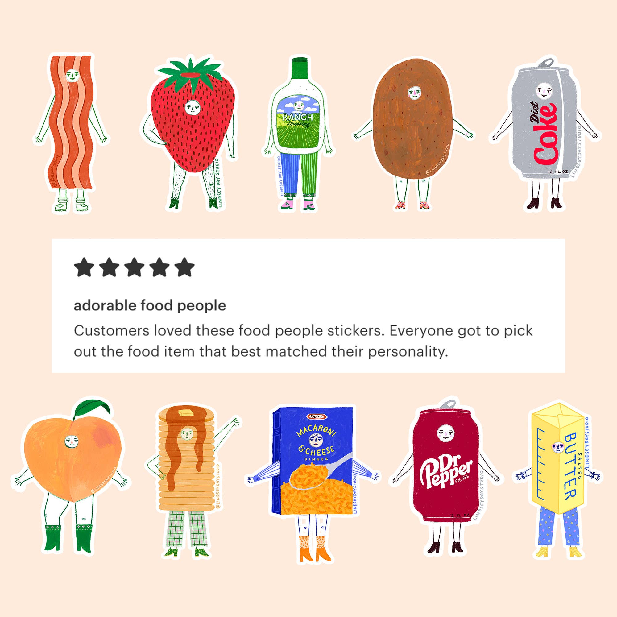 Hannah the Hot Dog Sticker, Funny Sticker, Food Sticker