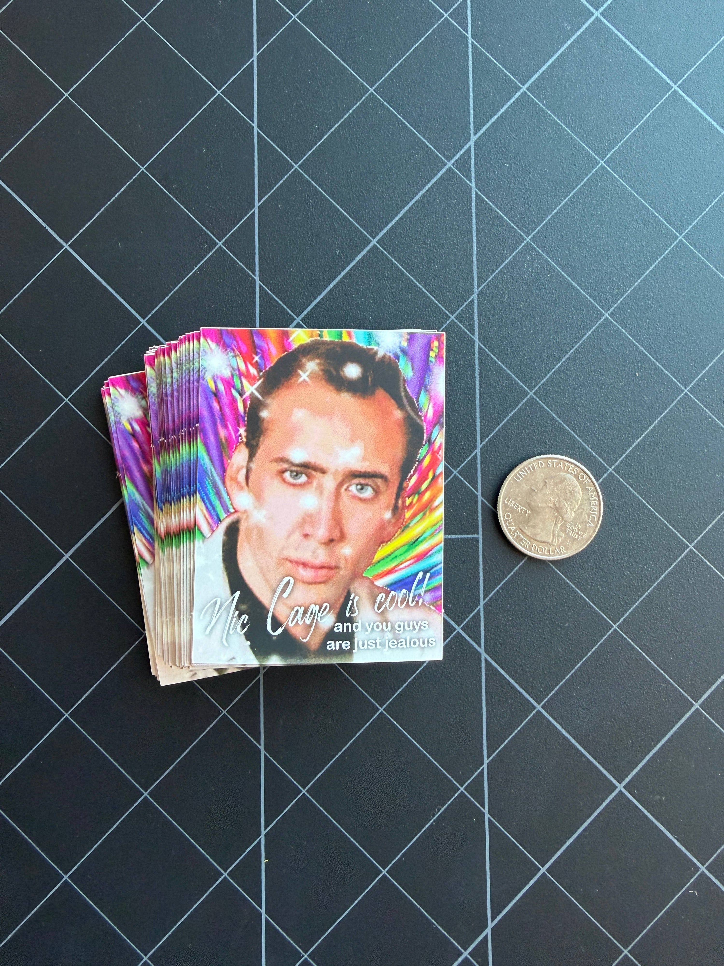 Nic Cage is Cool Sticker