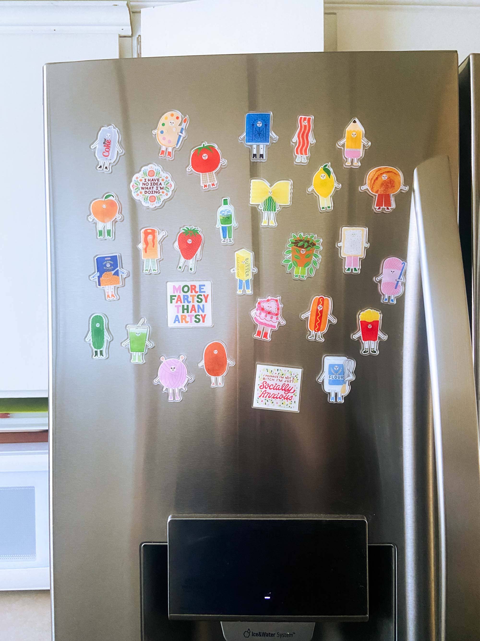 Socially Anxious Magnet, Funny Fridge Magnet