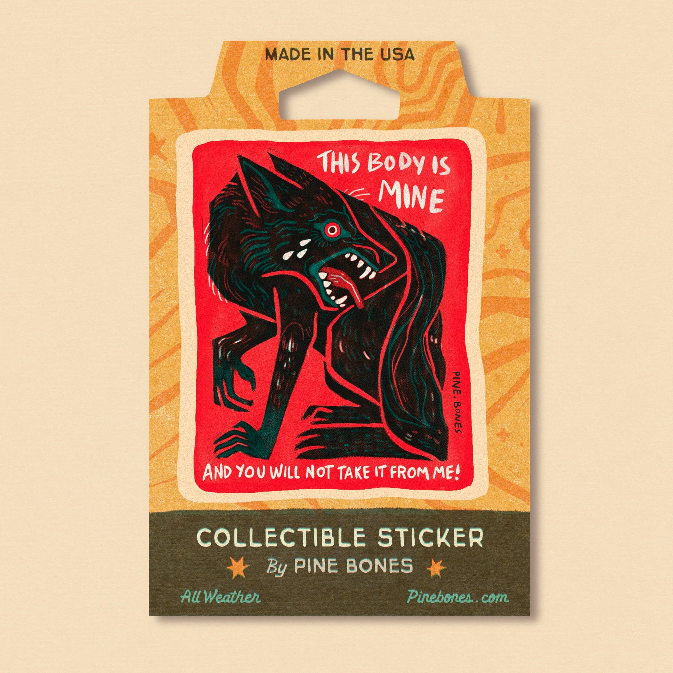 Human Rights - Durable & Weatherproof Stick