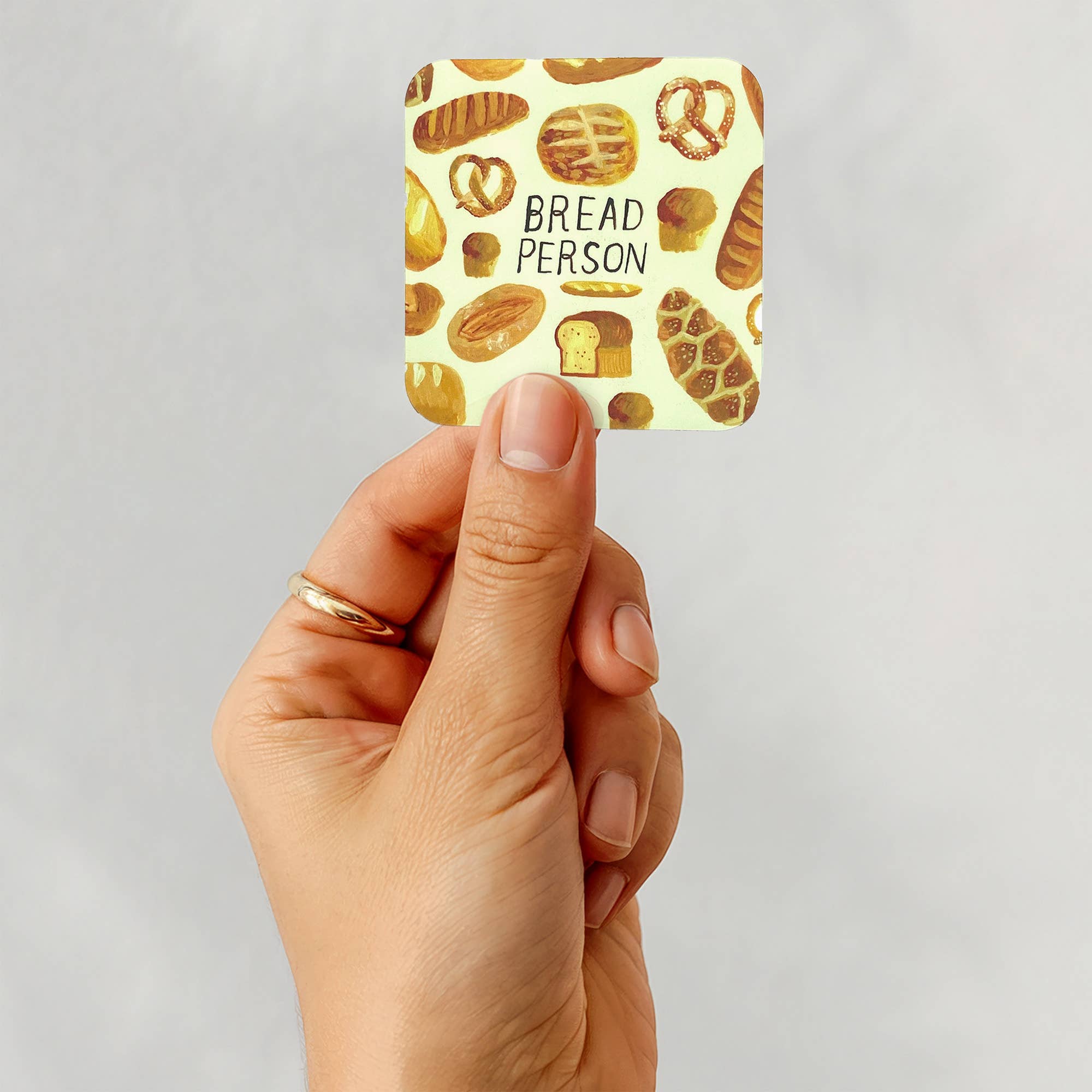 Bread Person Sticker, Food Sticker, Funny Sticker