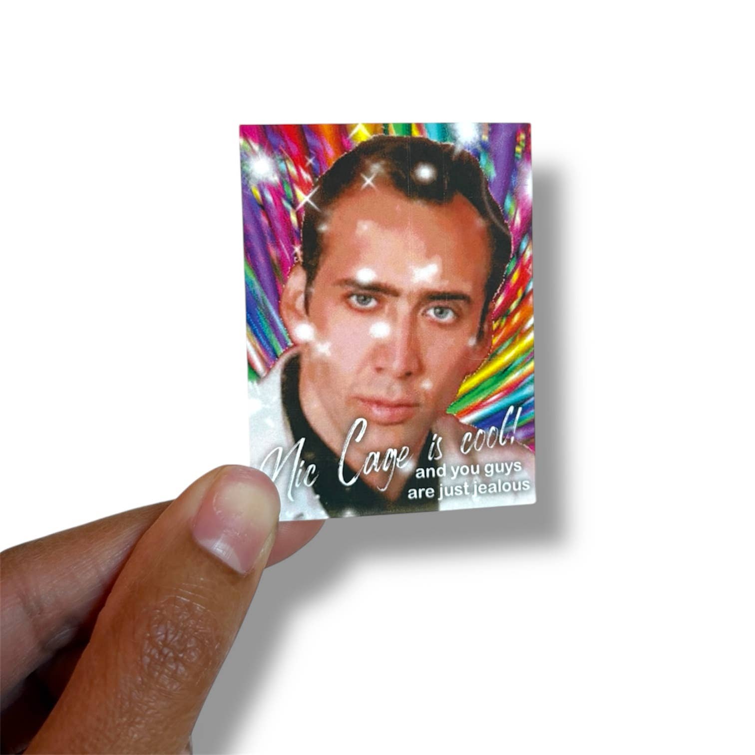Nic Cage is Cool Sticker