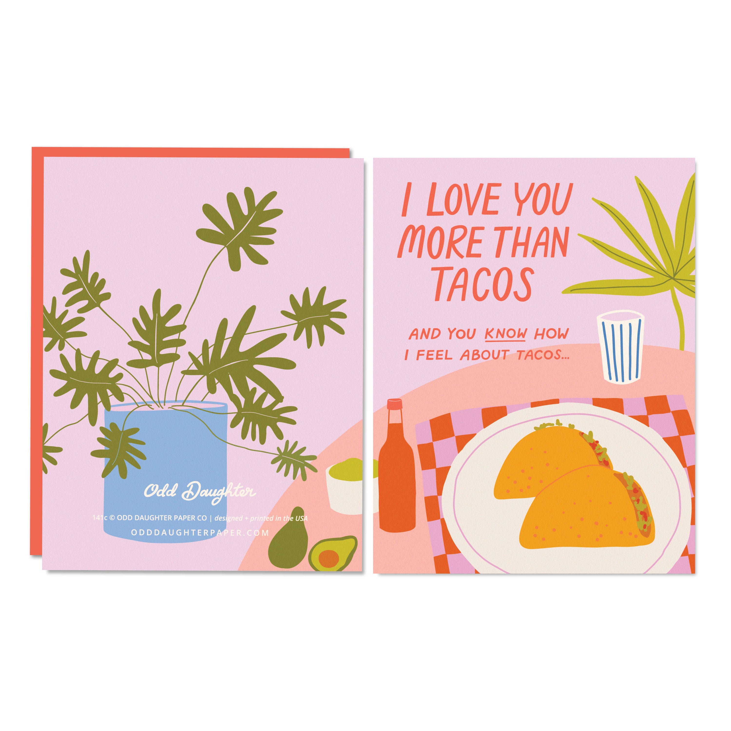 Tacos - Love Anniversary Valentine's Day Card