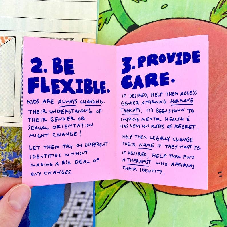 How To Support Your Queer Kid zine | LGBTQ+ Gay Lesbian Bisexual Pansexual Trans youth parent