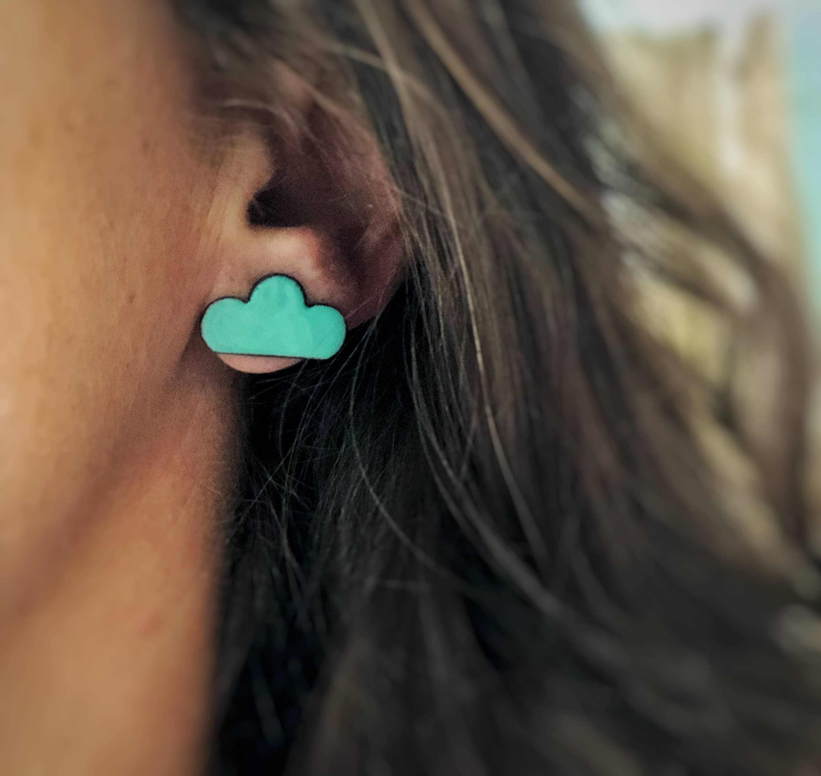 Cloud Stud Earrings