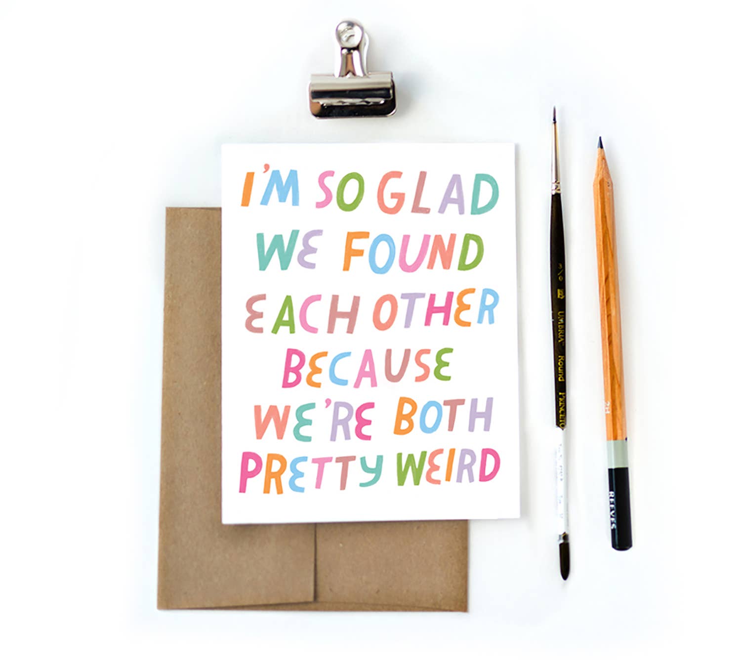 I'm Glad We Found Each Other...Funny Love card