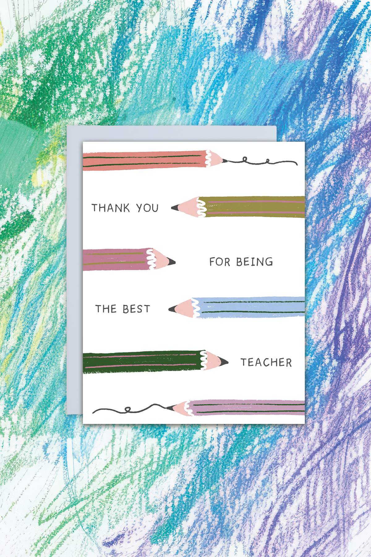 No. 2 Pencils- Teacher Appreciation School Greeting Card 