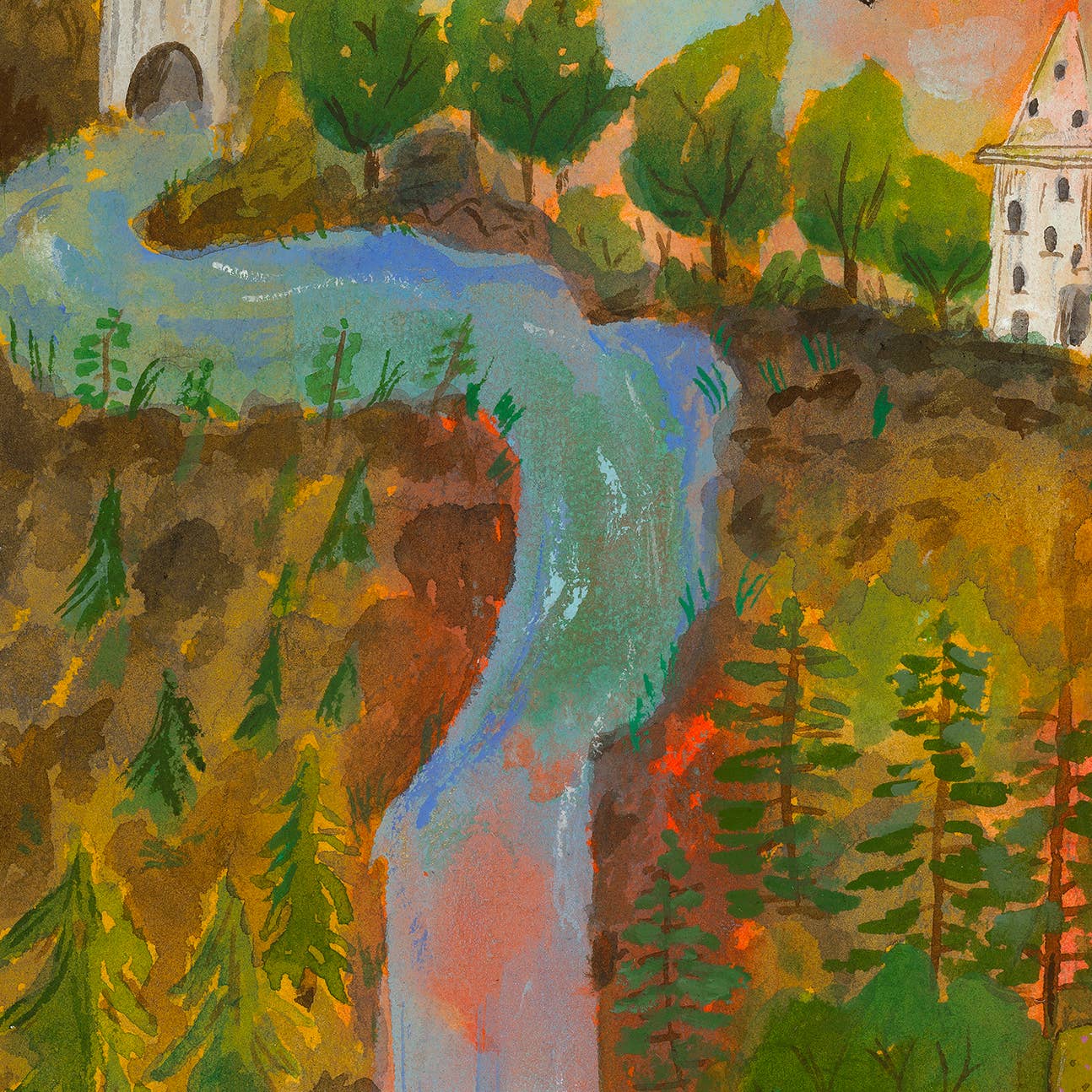 Adopt the Local Customs print: 8x10 inches
