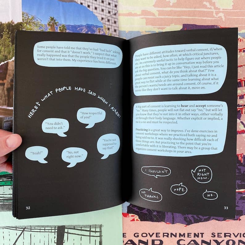 A Practical Guide to Flirting & Hooking Up with Confidence and Consent Zine | Sex-Positive Feminist Sex Education Zine