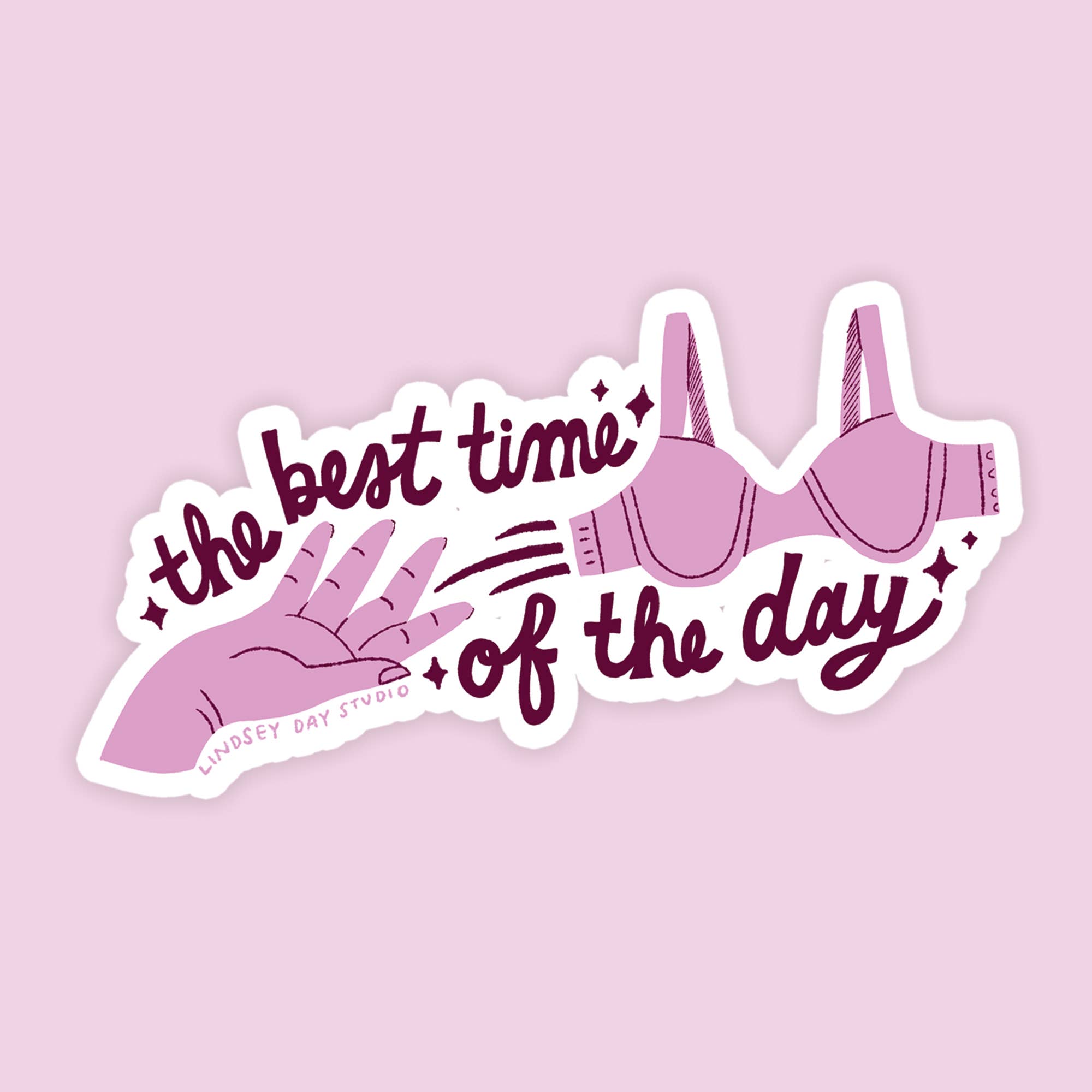 Best Time of Day, Funny Feminist Sticker