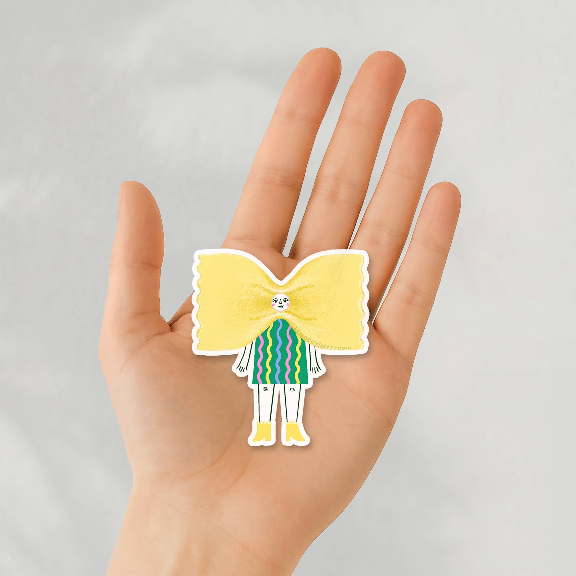 Penny Pasta Sticker, Funny Sticker, Food Sticker