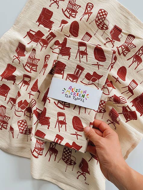 Tea towel - chairs