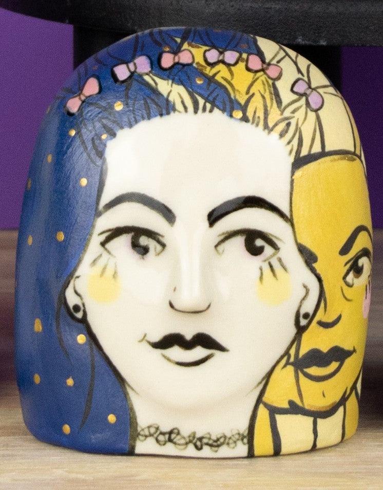 Lady Head with Sun