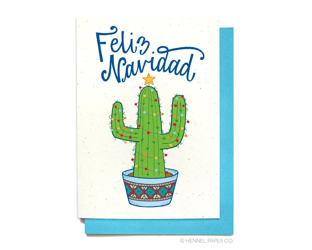 Feliz Navidad Xmas Card