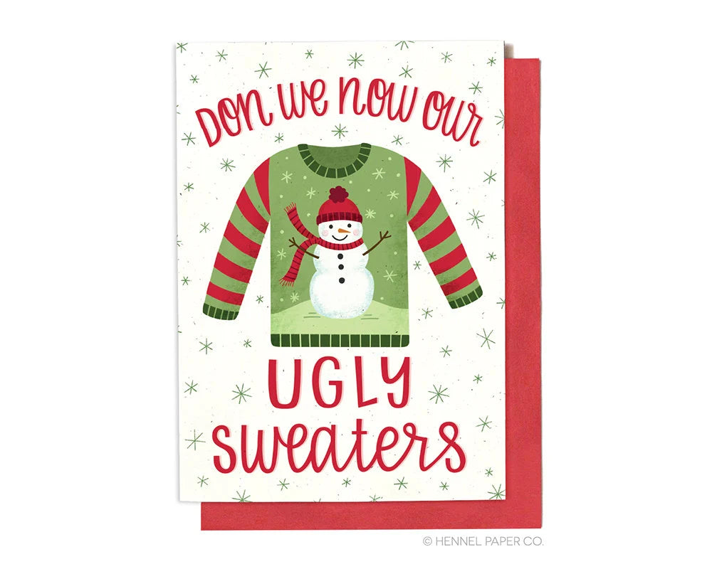 Ugly Sweater Xmas Card