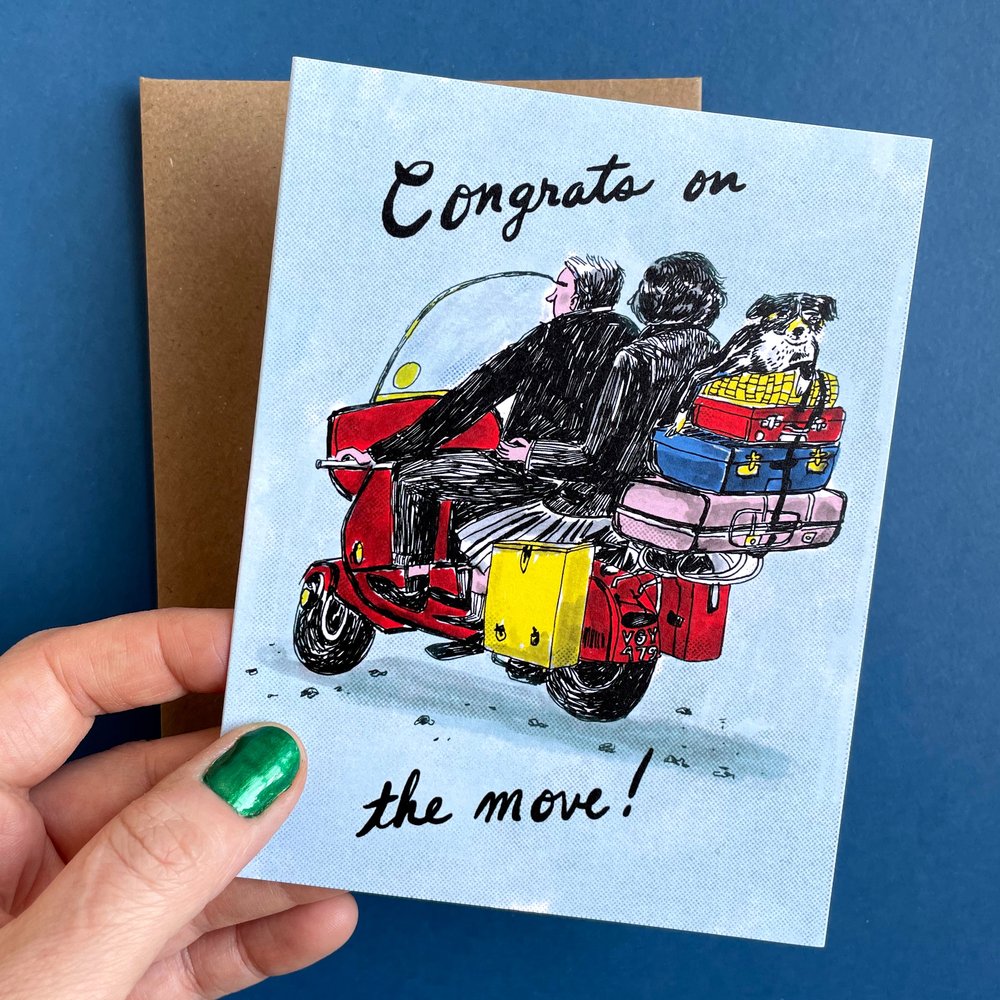 Congrats on the Move- Card