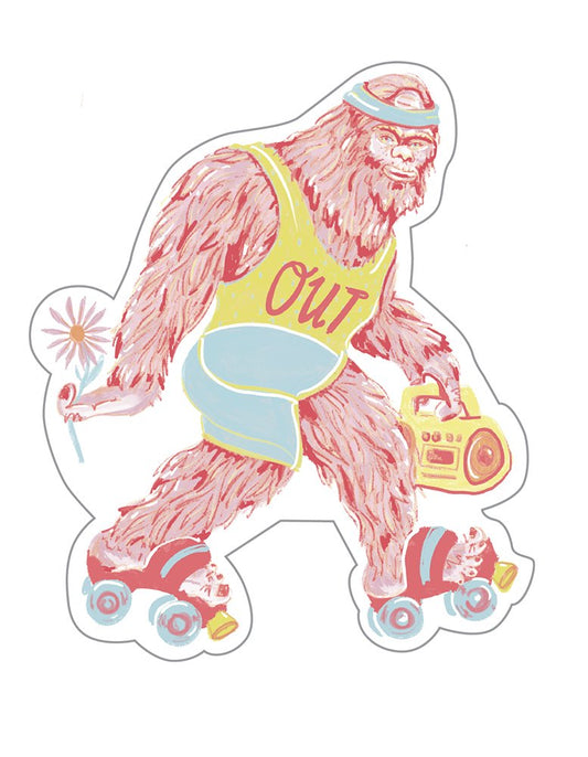 Queersquatch- Sticker