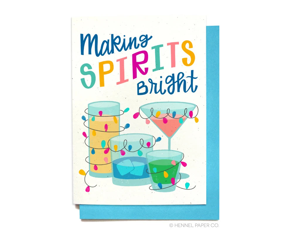 Making Spirits Bright Holiday Card
