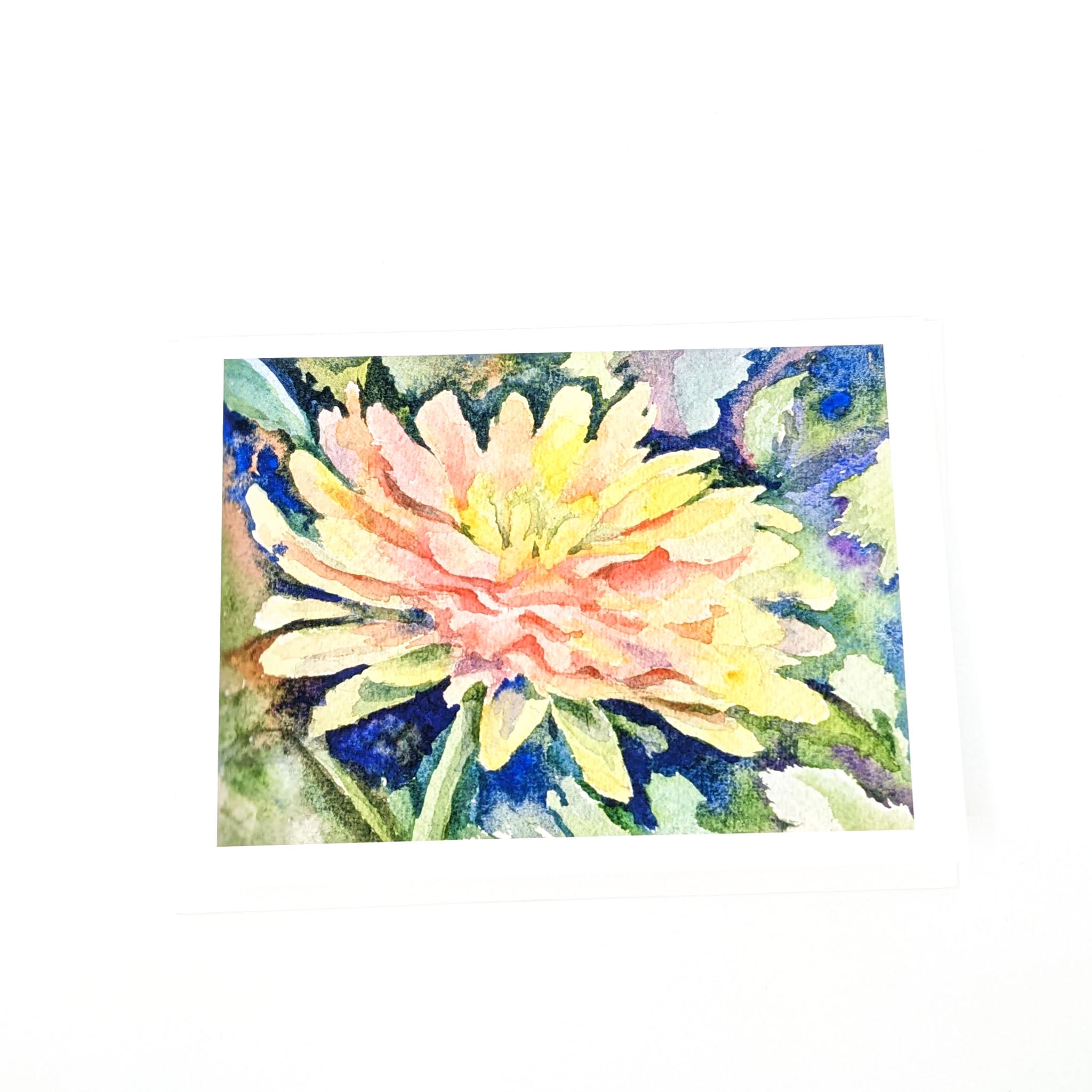 Dahlia Study #1- Greeting Card