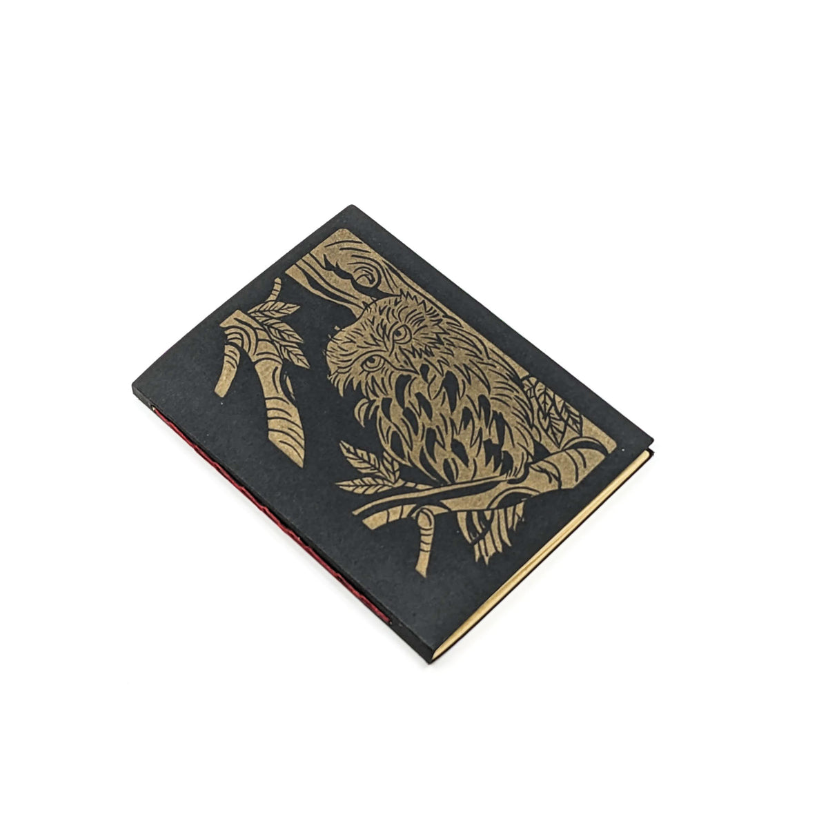 Purple Pumpkin Press - Thin Paper Journals - Owl on Black Paper - VISUAL INDEX